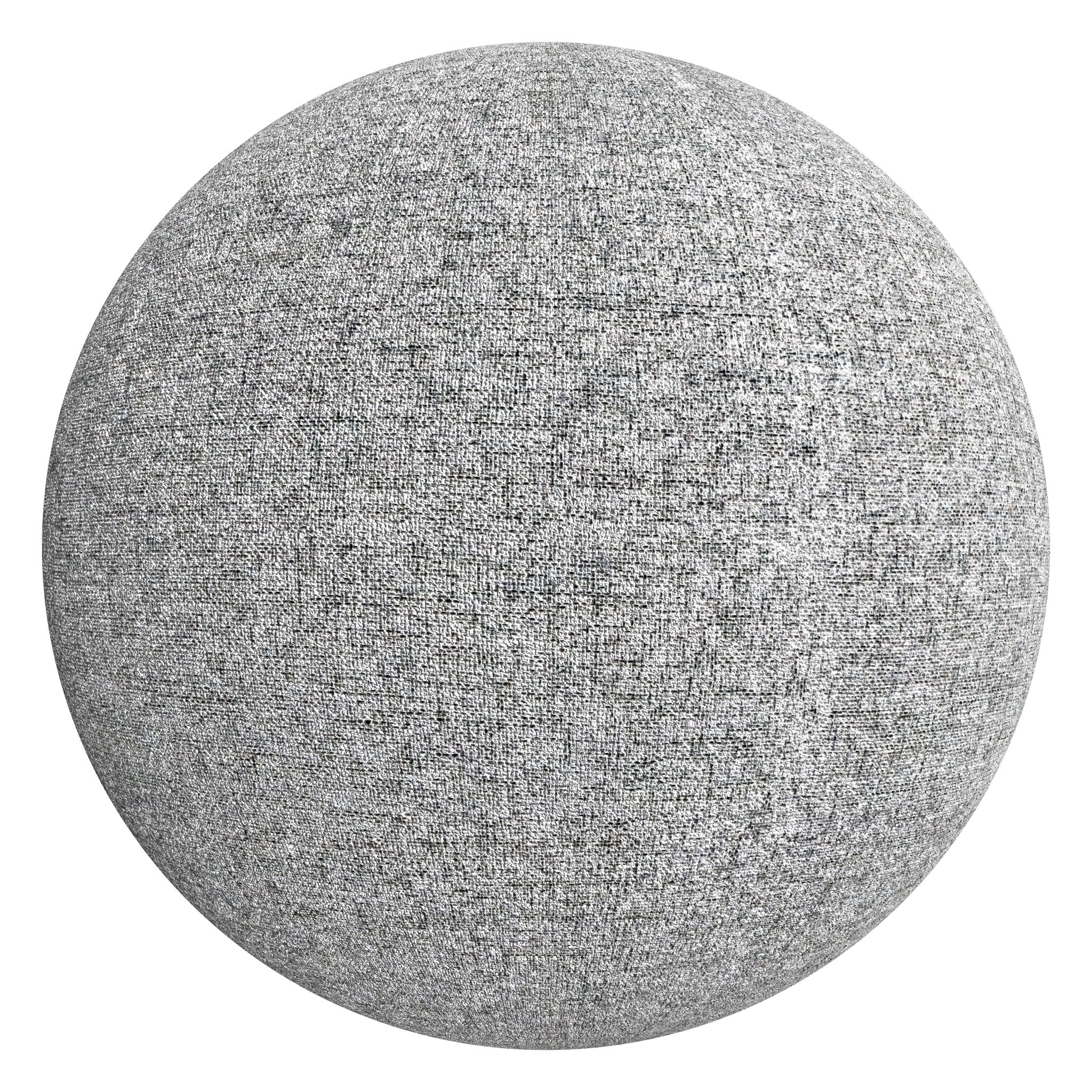 3D sphere preview of Charcoal Fabric seamless texture