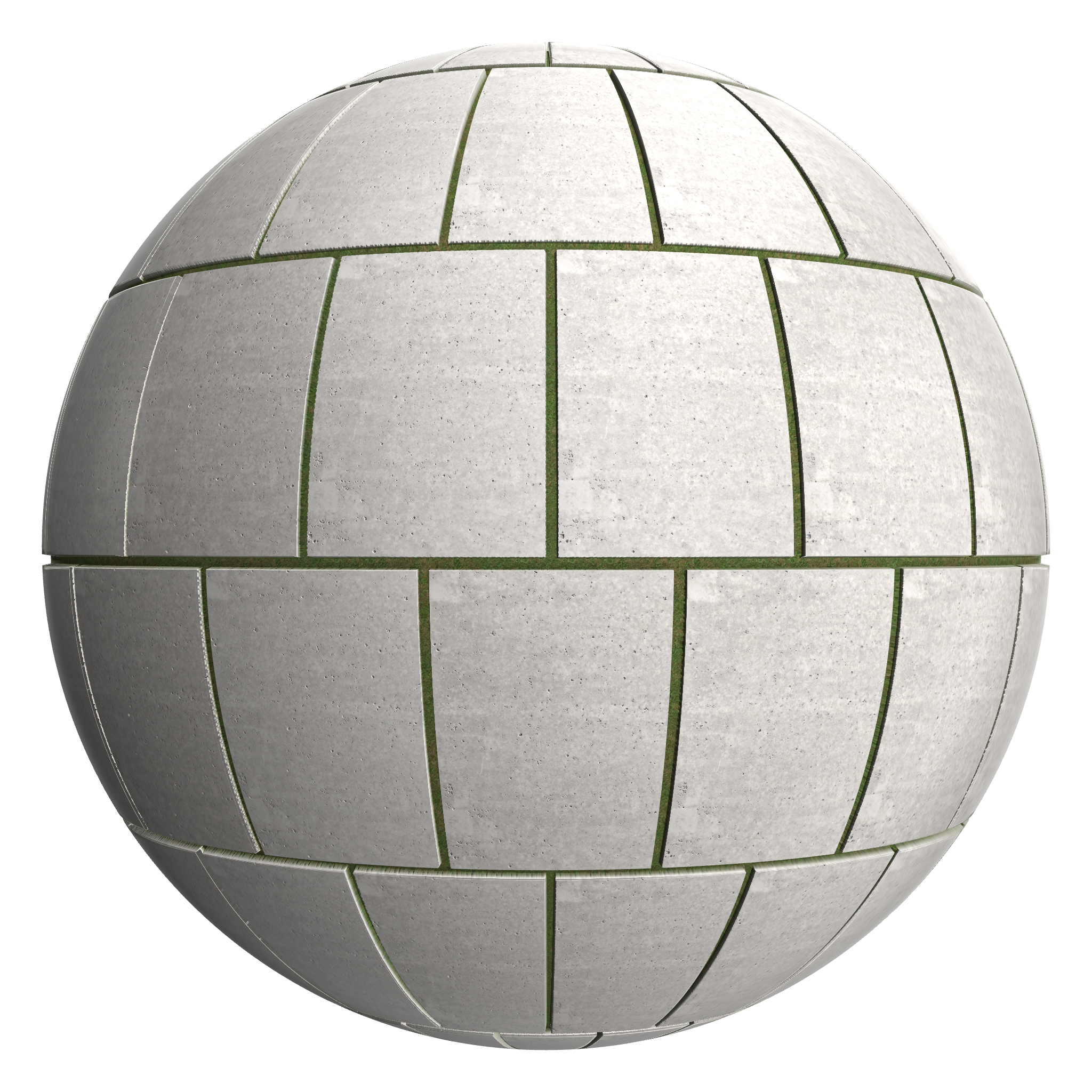 3D sphere preview of Concrete Stretcher seamless texture