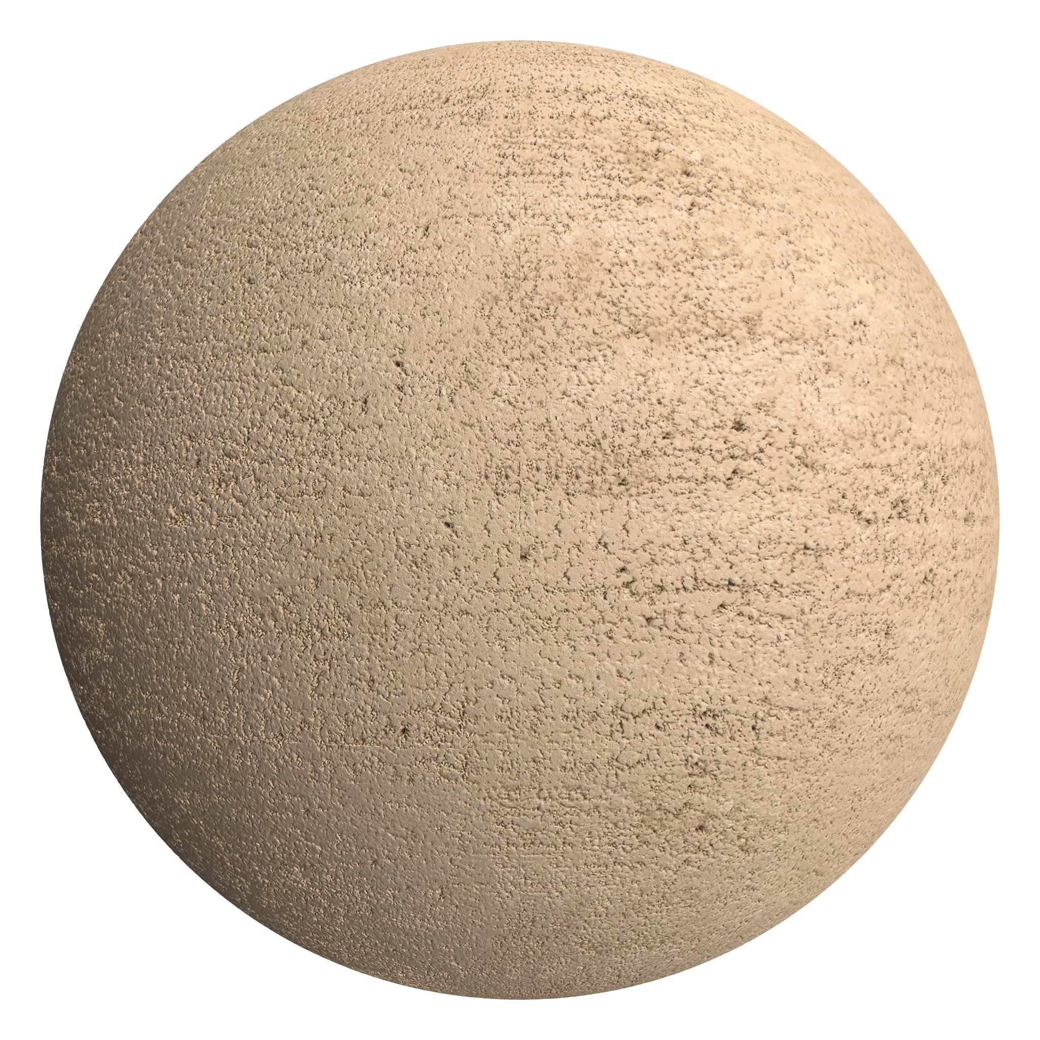 3D sphere preview of Distressed Blonde Carpet seamless texture