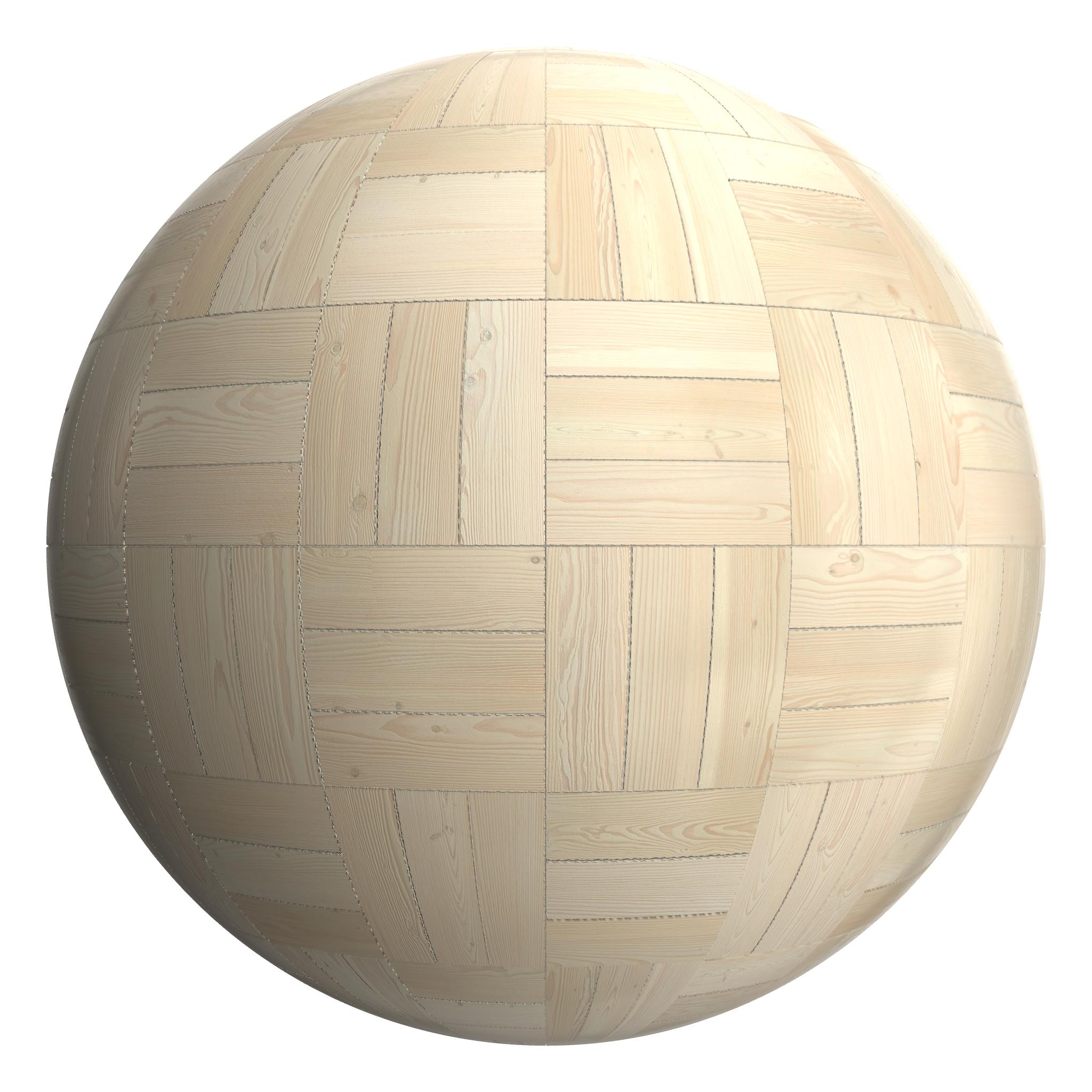 3D sphere preview of Douglas Fir Basketweave seamless texture