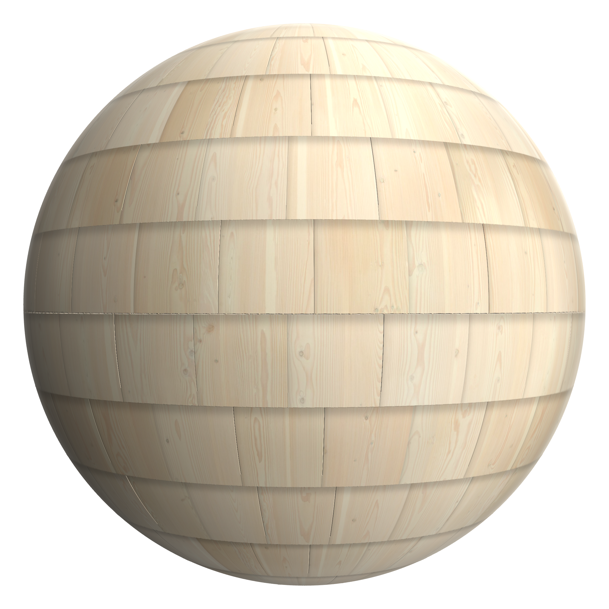3D sphere preview of Douglas Fir Shingles seamless texture