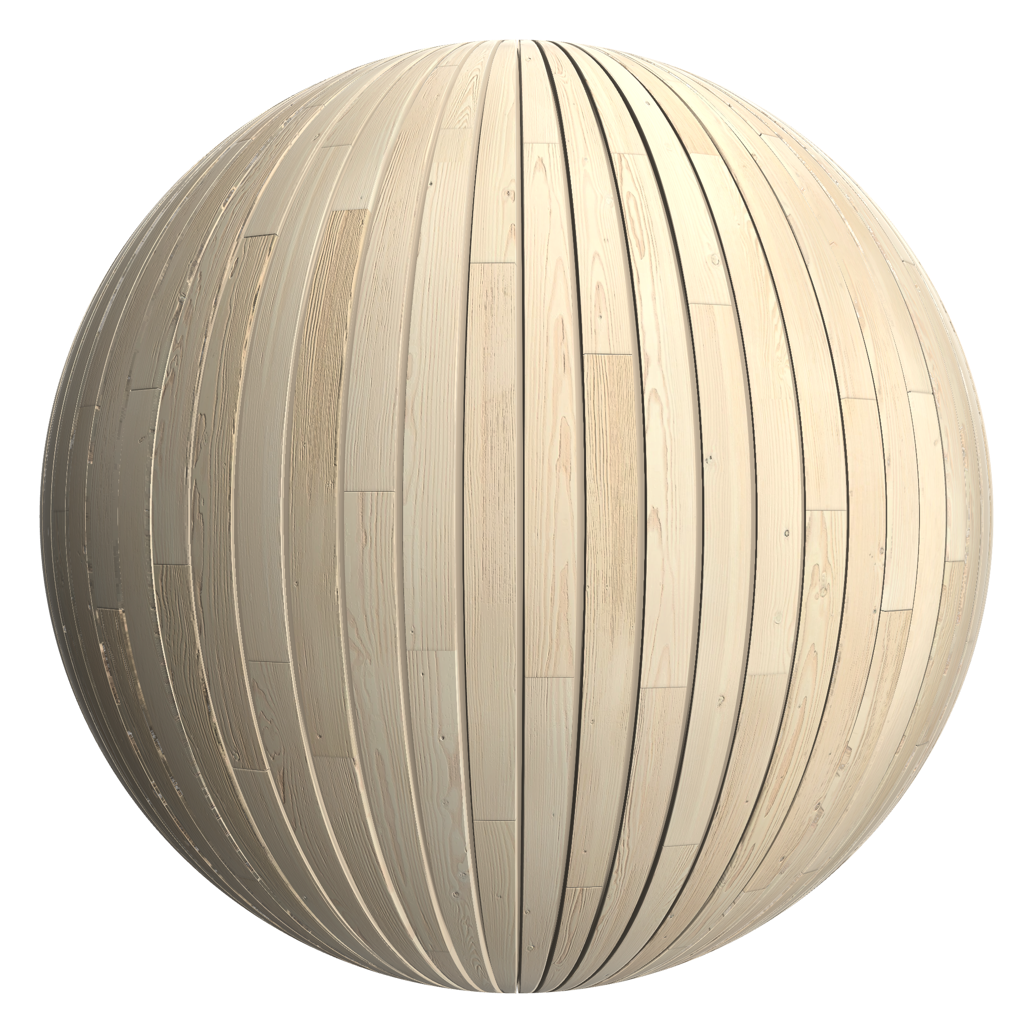 3D sphere preview of Douglas Fir Staggered seamless texture