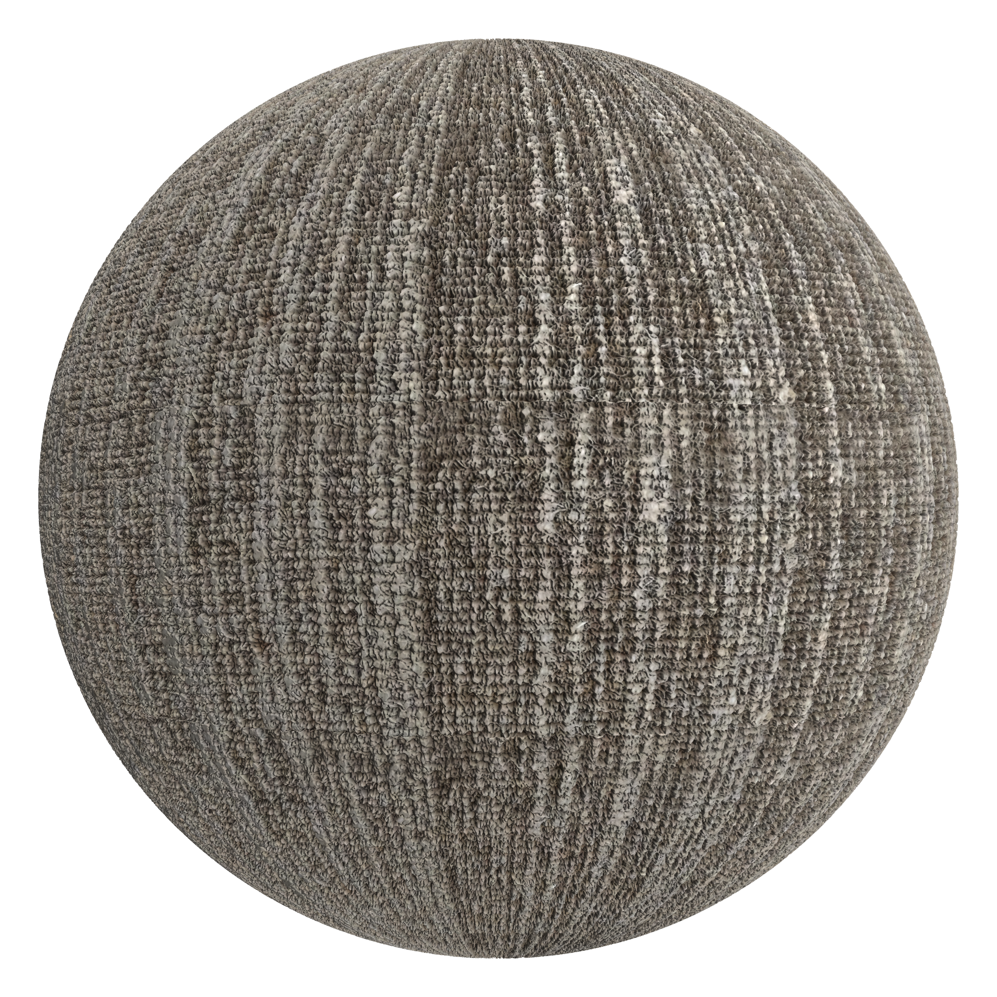 3D sphere preview of Earth Tone Barcode Carpet seamless texture