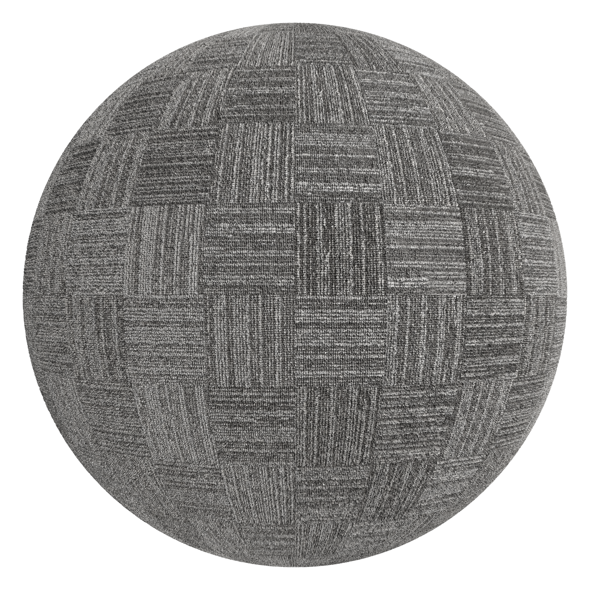 3D sphere preview of Grey Barcode Carpet, Stack seamless texture