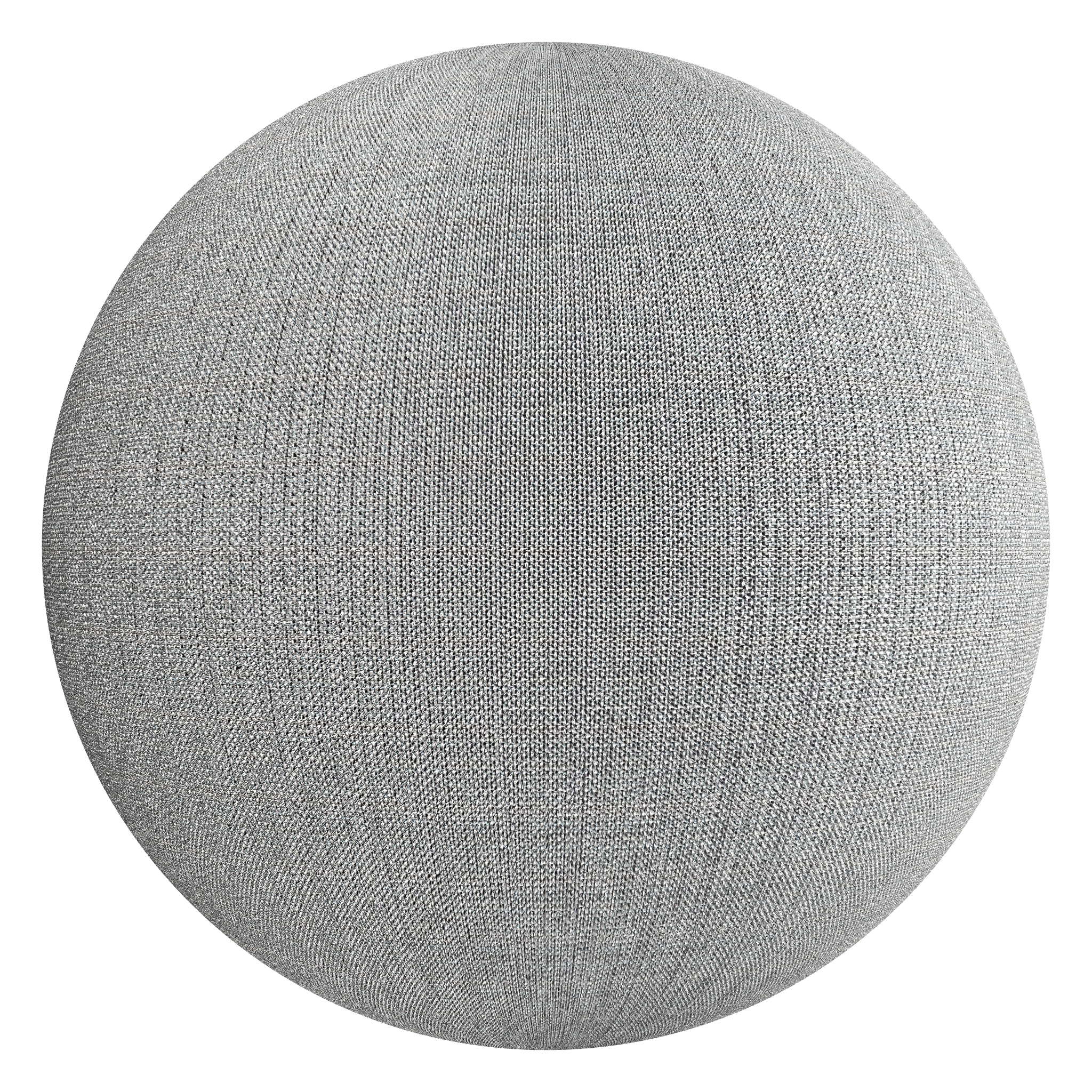 3D sphere preview of Fine Weave Fabric seamless texture