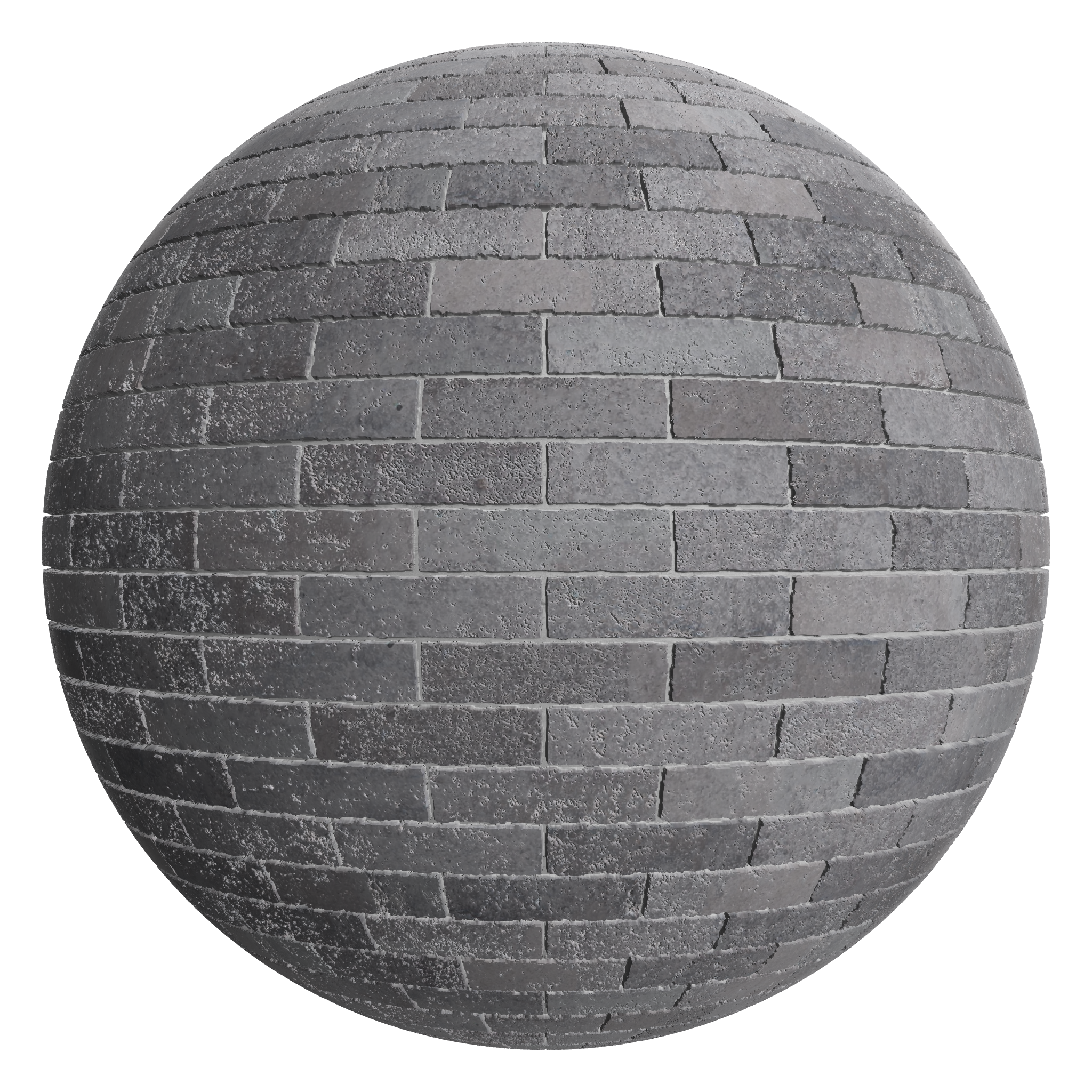 3D sphere preview of Flagstone Stretcher seamless texture