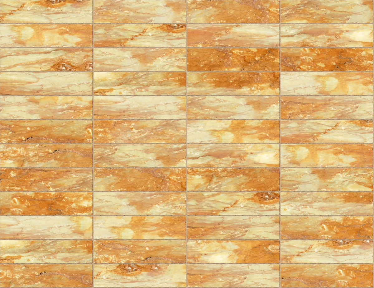 A seamless stone texture with giallo siena blocks arranged in a Stack pattern