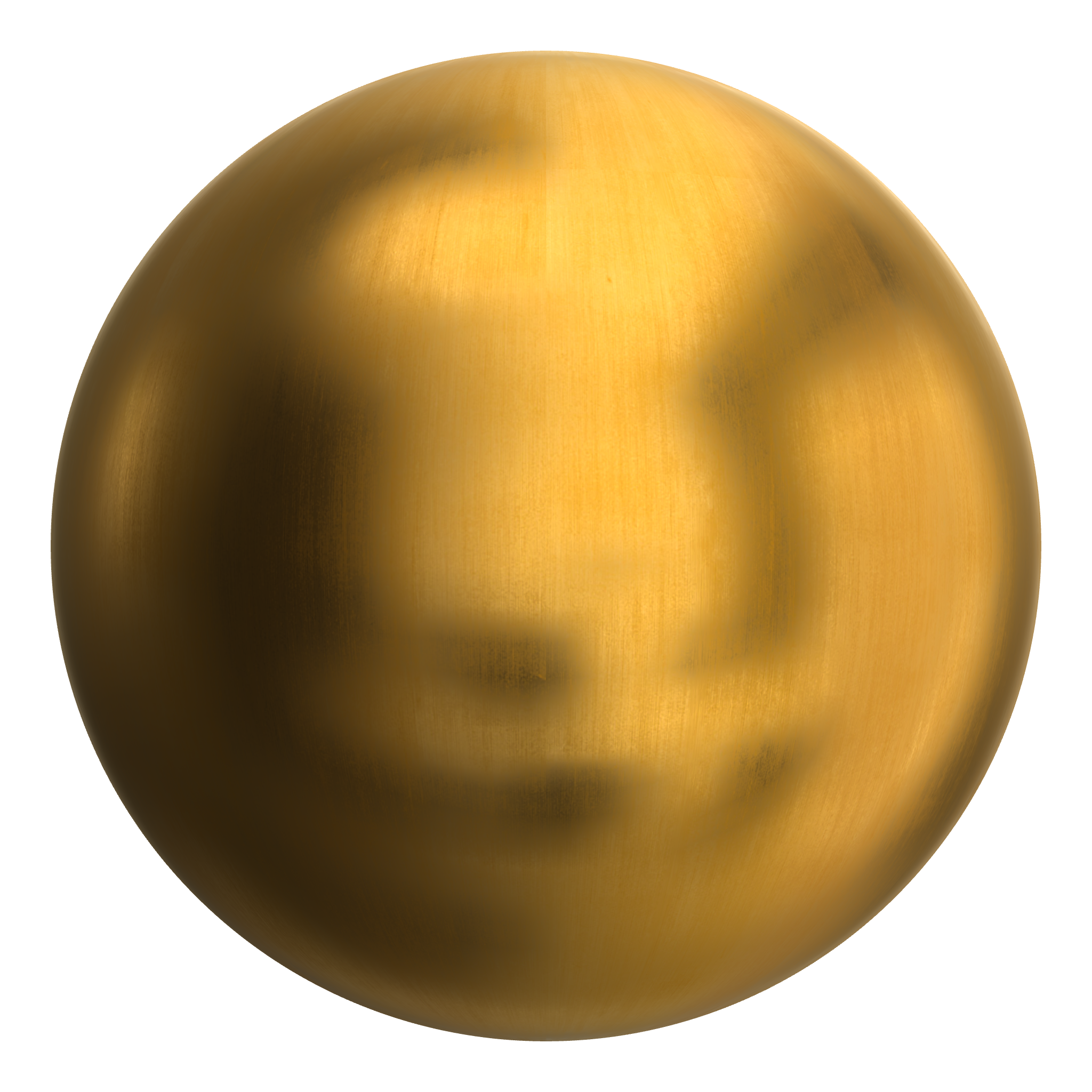 3D sphere preview of Gold seamless texture