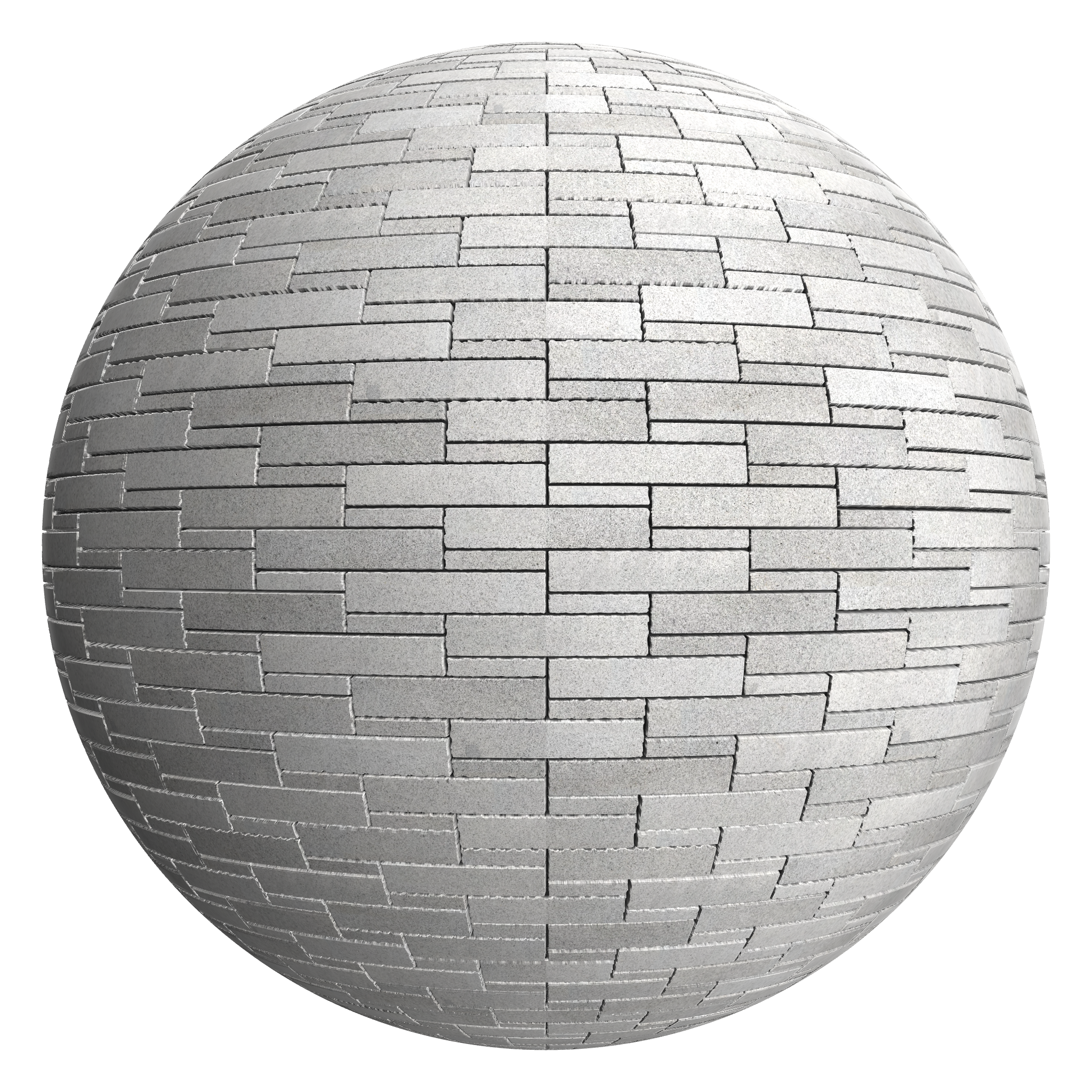 3D sphere preview of Granite Hopscotch seamless texture