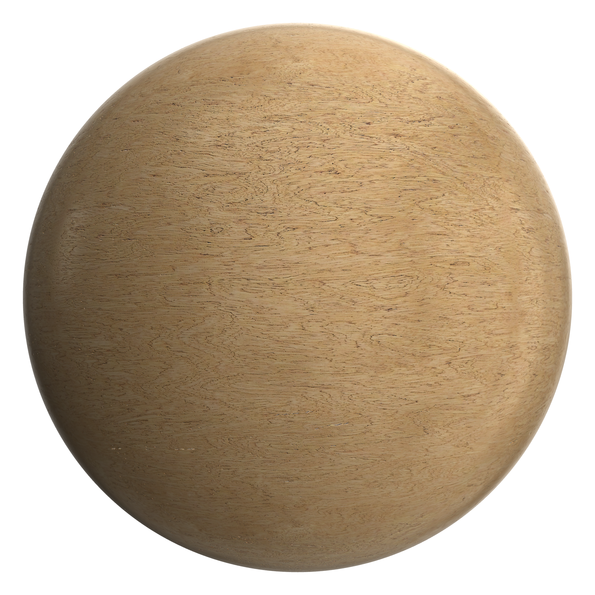 3D sphere preview of Hardwood Plywood seamless texture