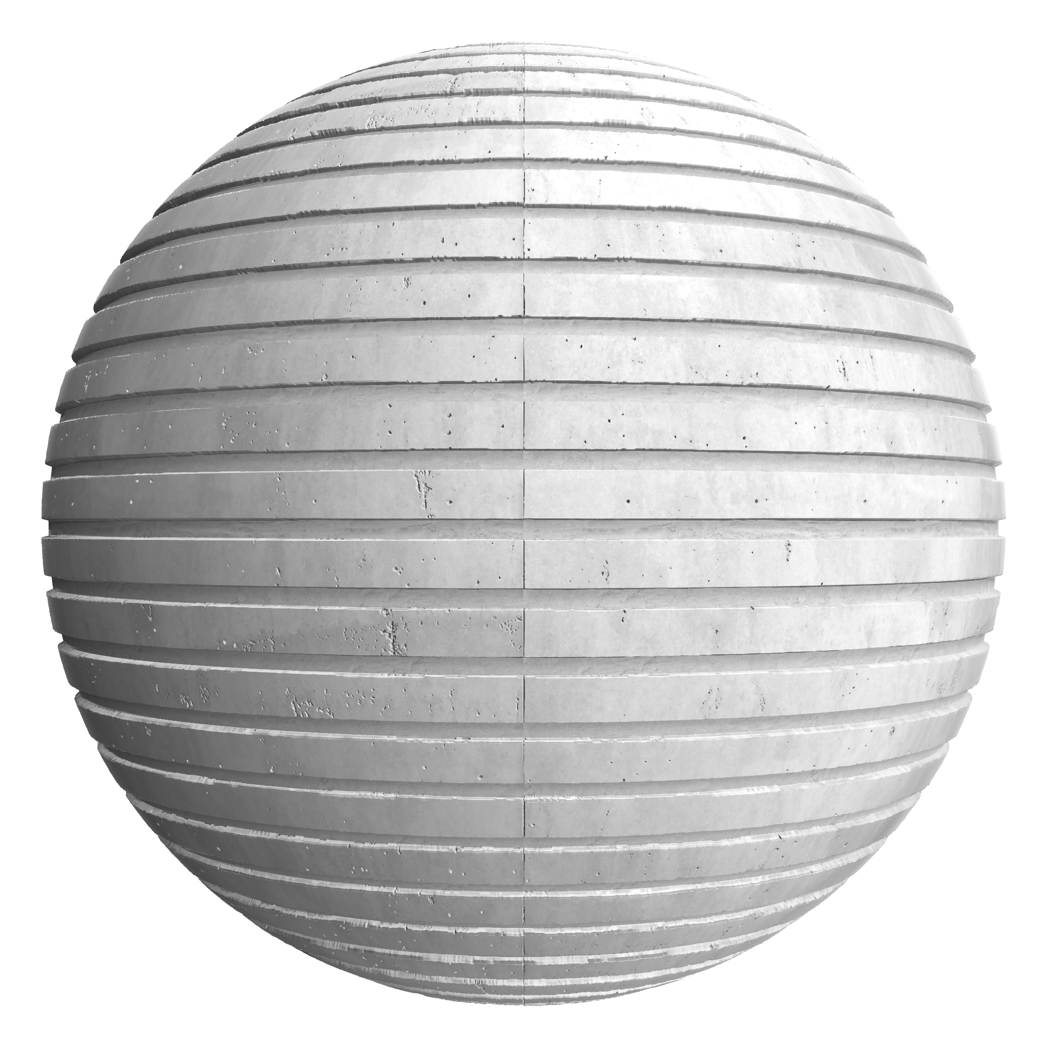 3D sphere preview of In Situ Concrete Stack seamless texture