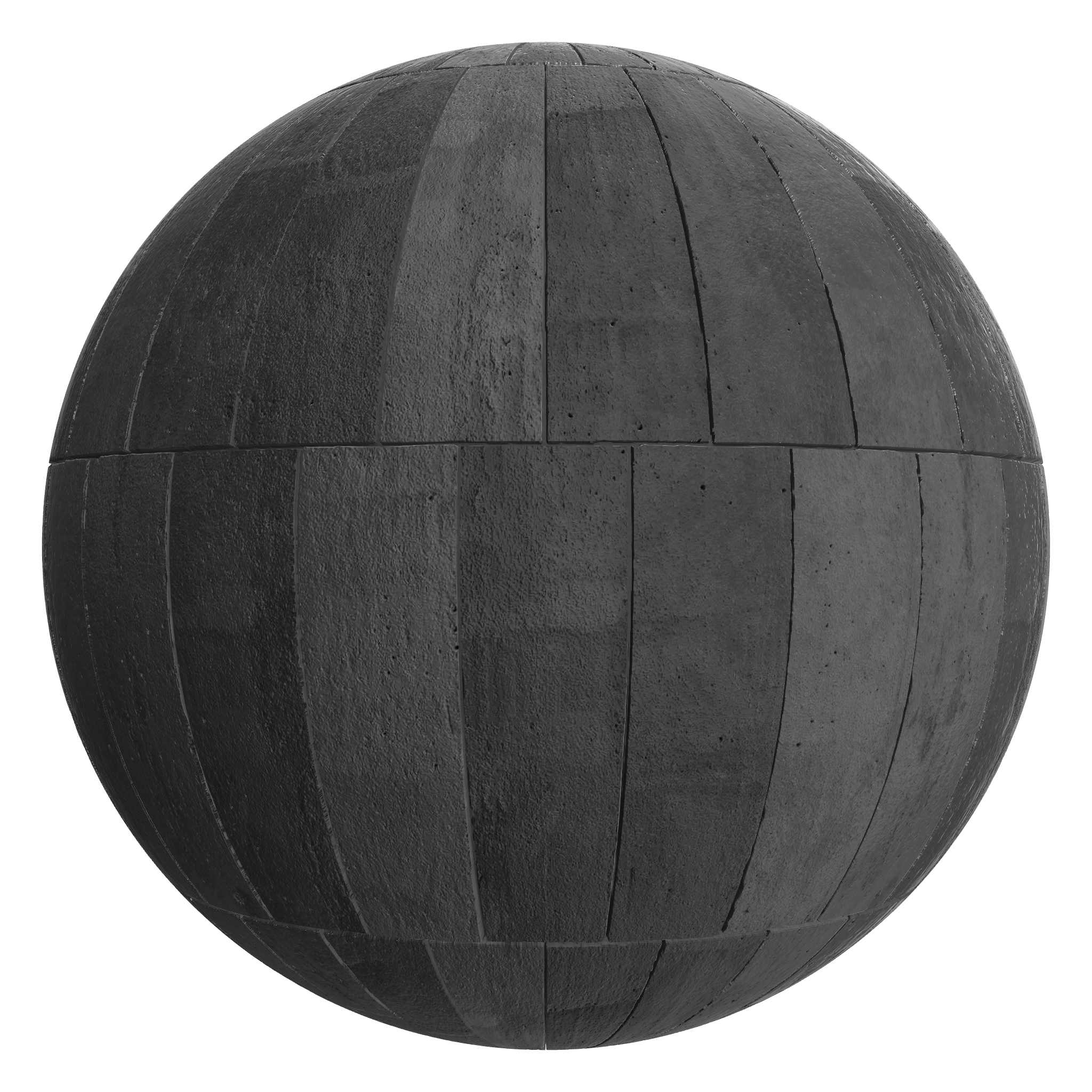 3D sphere preview of In Situ Concrete Stretcher seamless texture