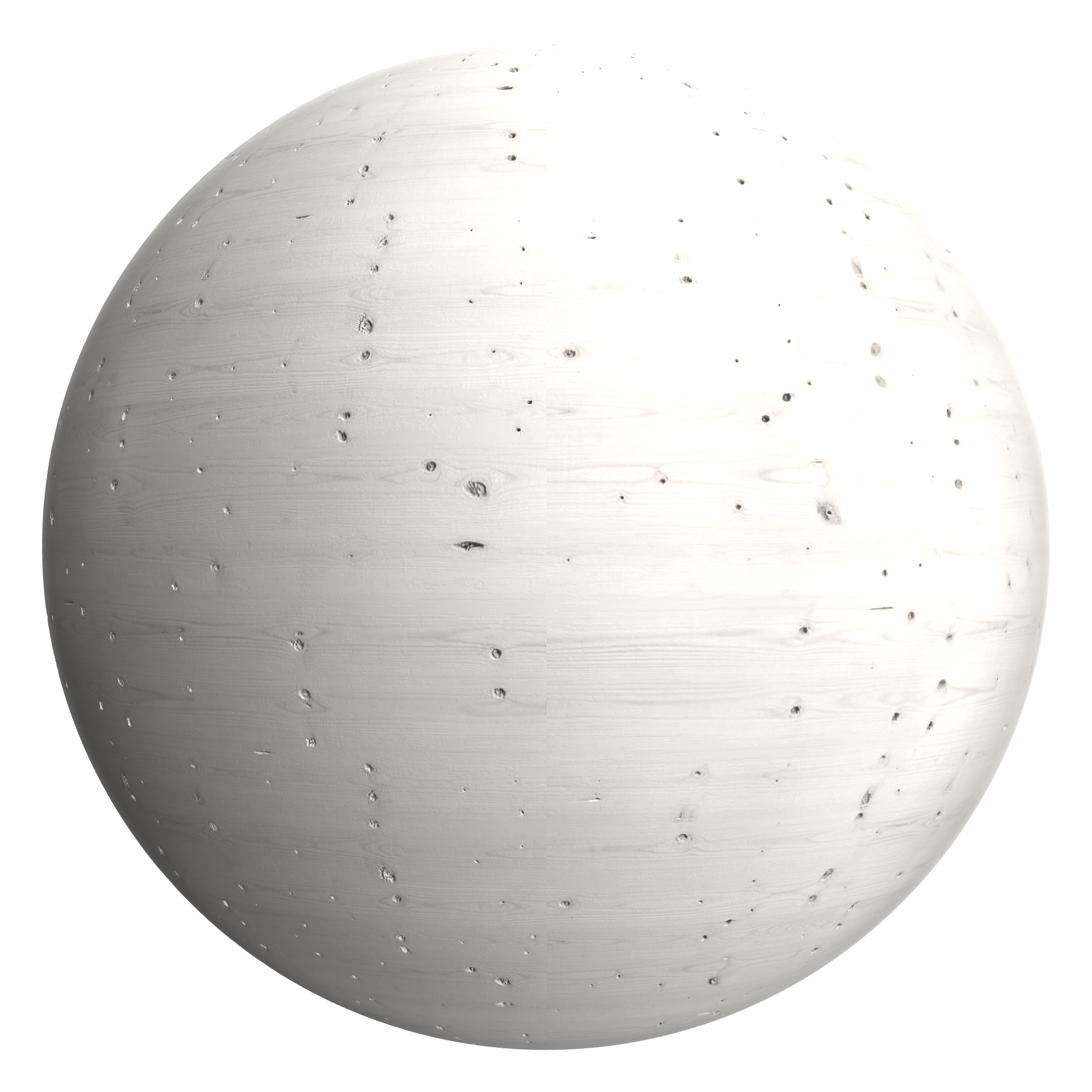 3D sphere preview of Knotted Timber seamless texture