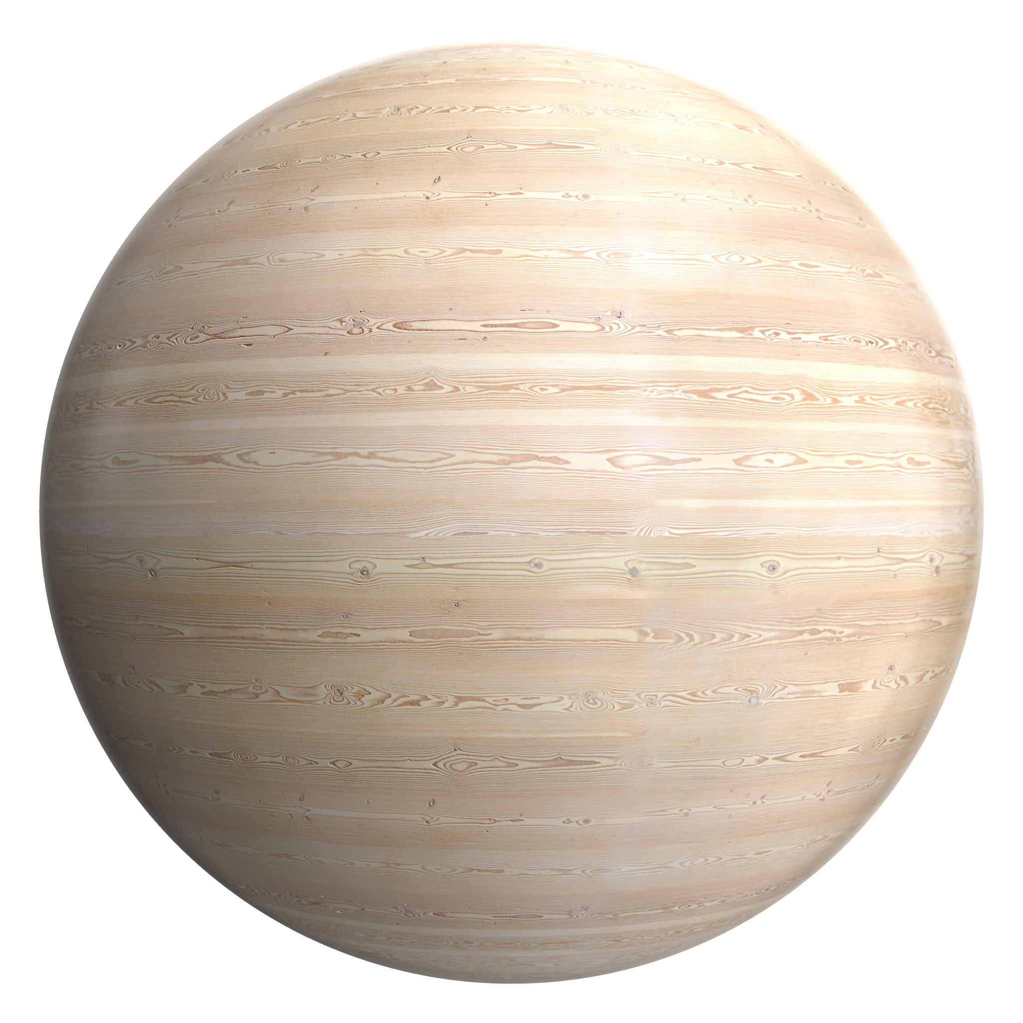 3D sphere preview of Larch seamless texture