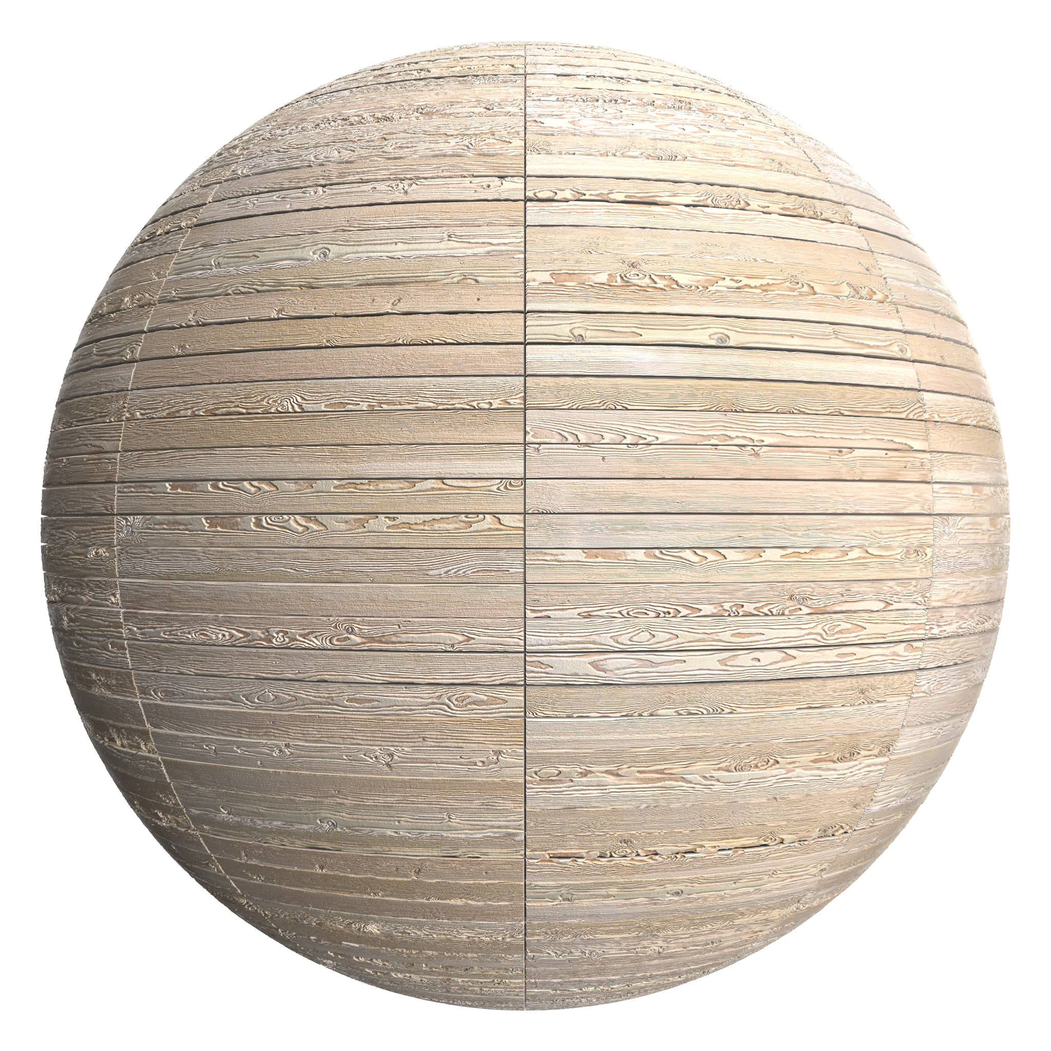 3D sphere preview of Larch Stack seamless texture