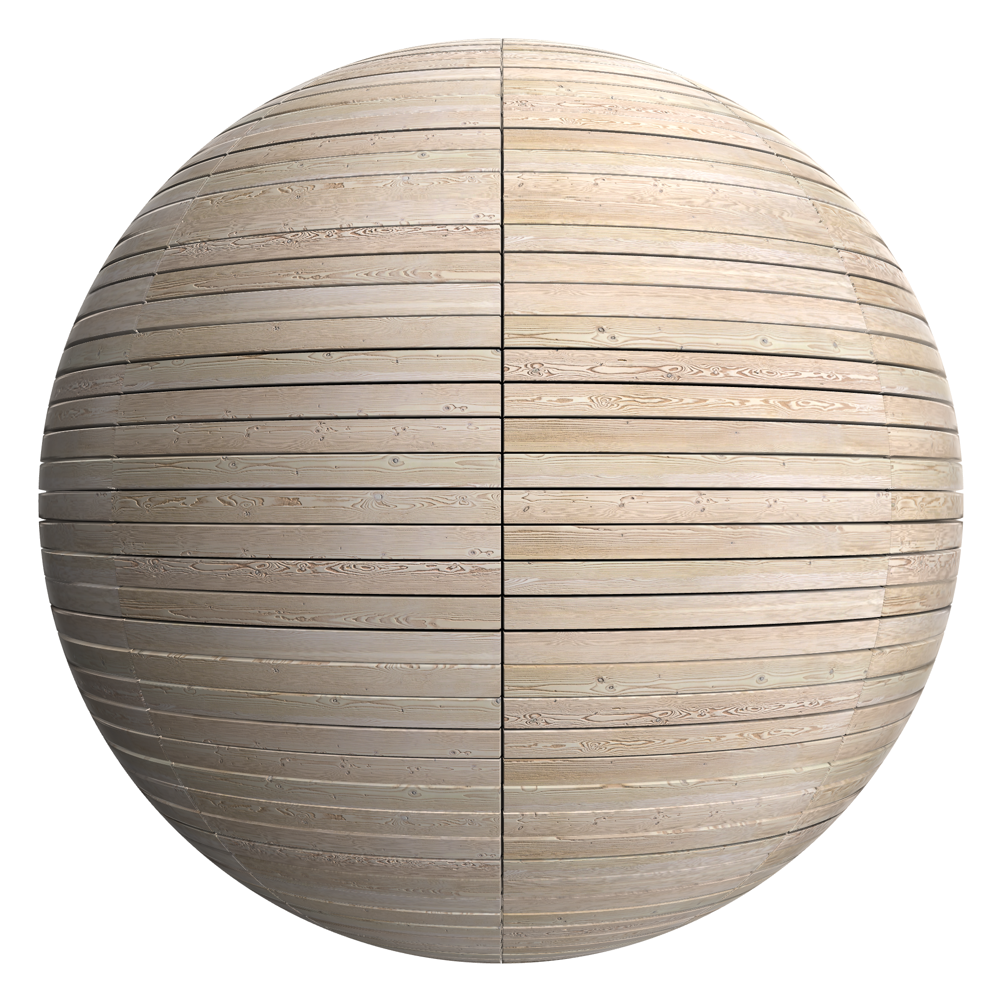 3D sphere preview of Larch Stack seamless texture