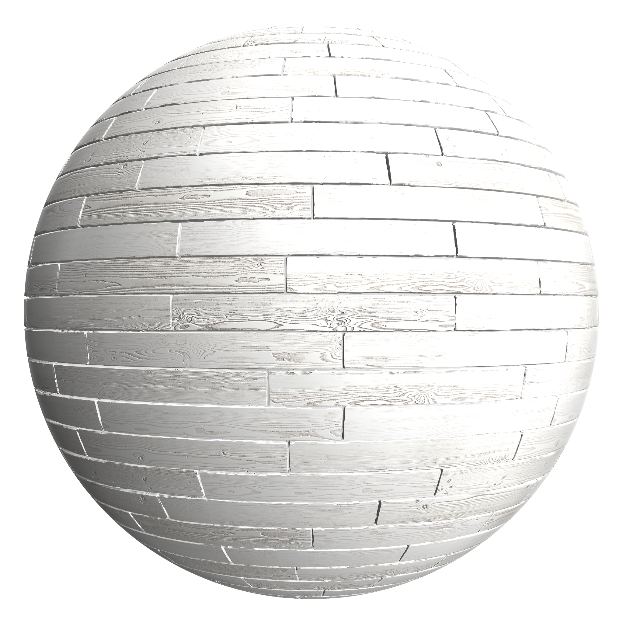 3D sphere preview of Larch Staggered seamless texture