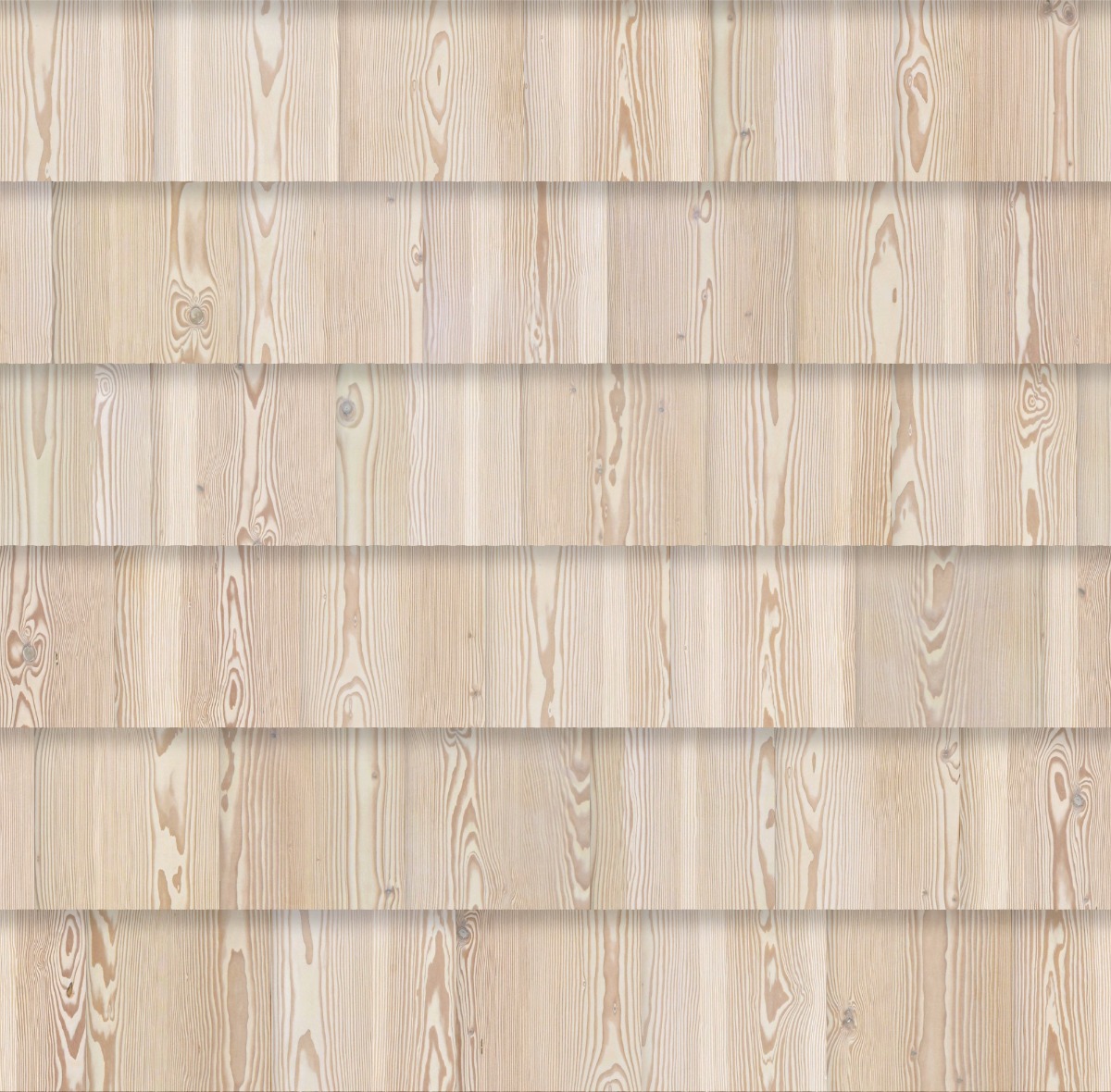 A seamless wood texture with larch boards arranged in a Staggered pattern