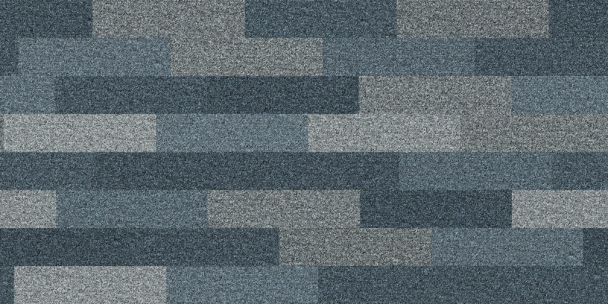 A seamless carpet texture with loop pile carpet units arranged in a Staggered pattern