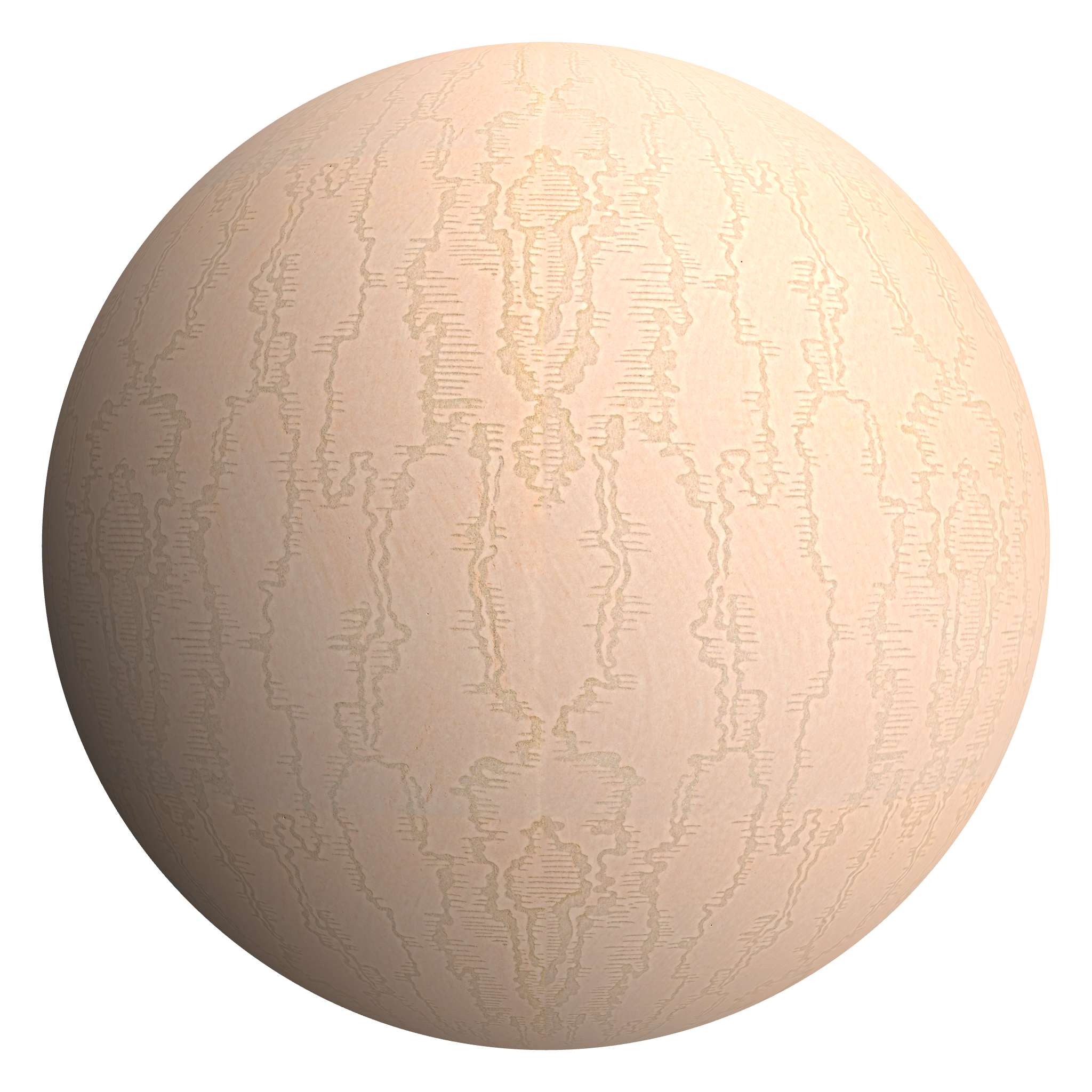 3D sphere preview of Moiré Wallcovering seamless texture