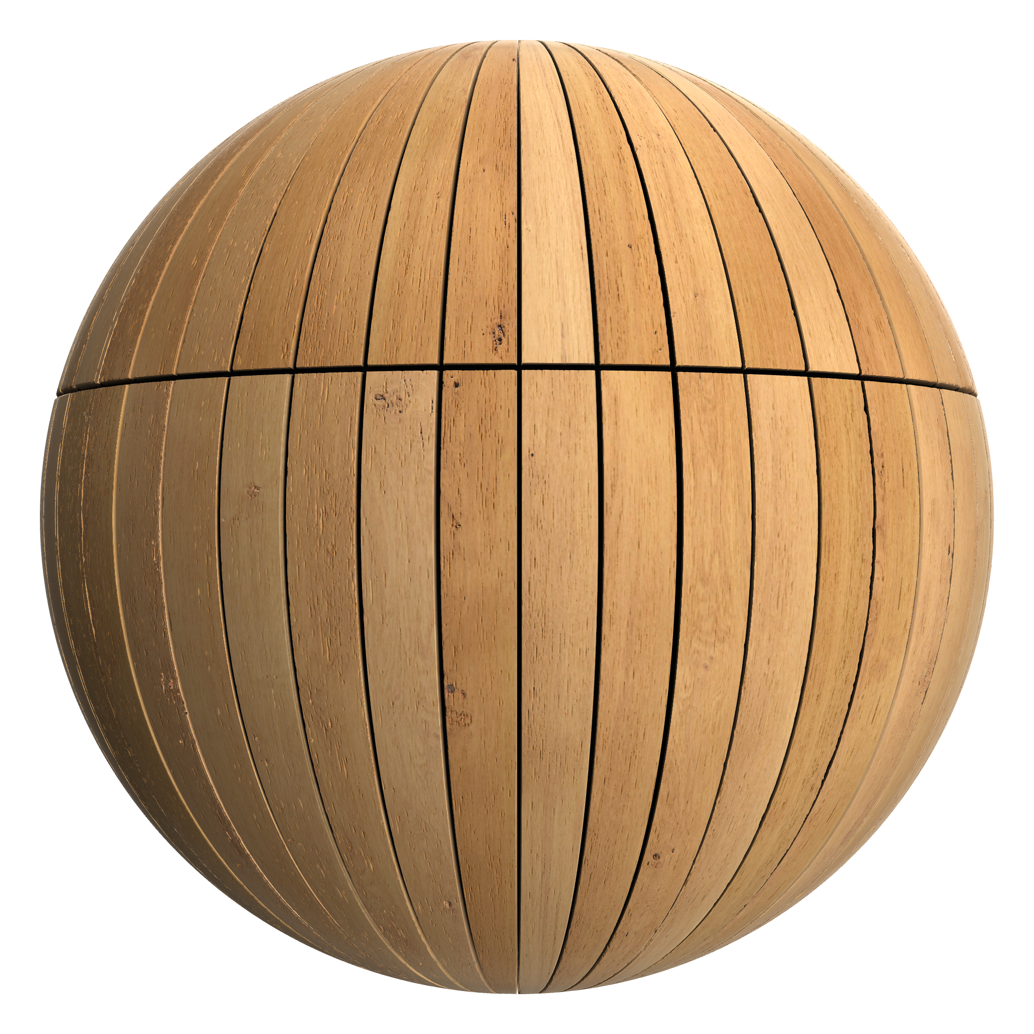 3D sphere preview of Oak Stack seamless texture
