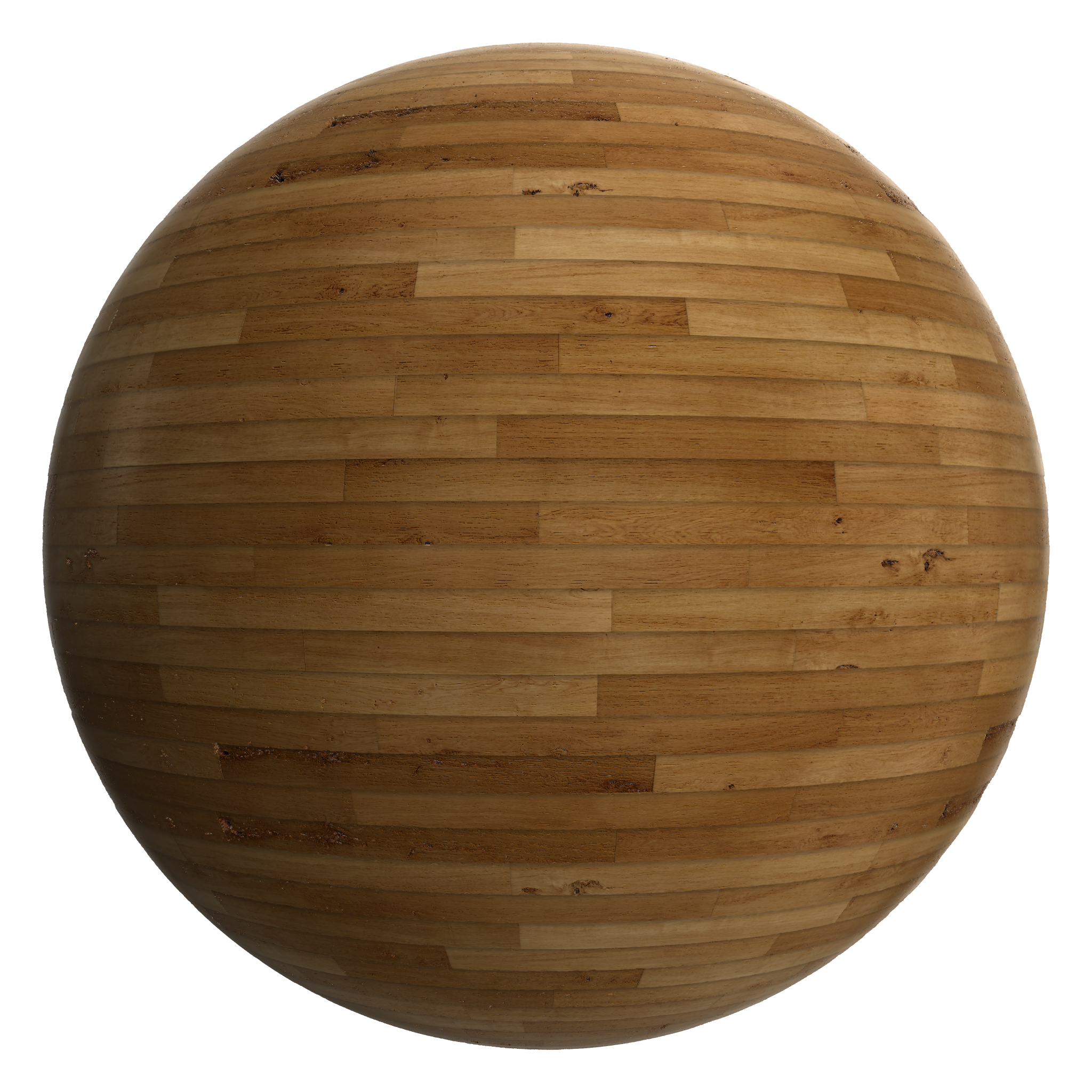 3D sphere preview of Oak Clapboard seamless texture