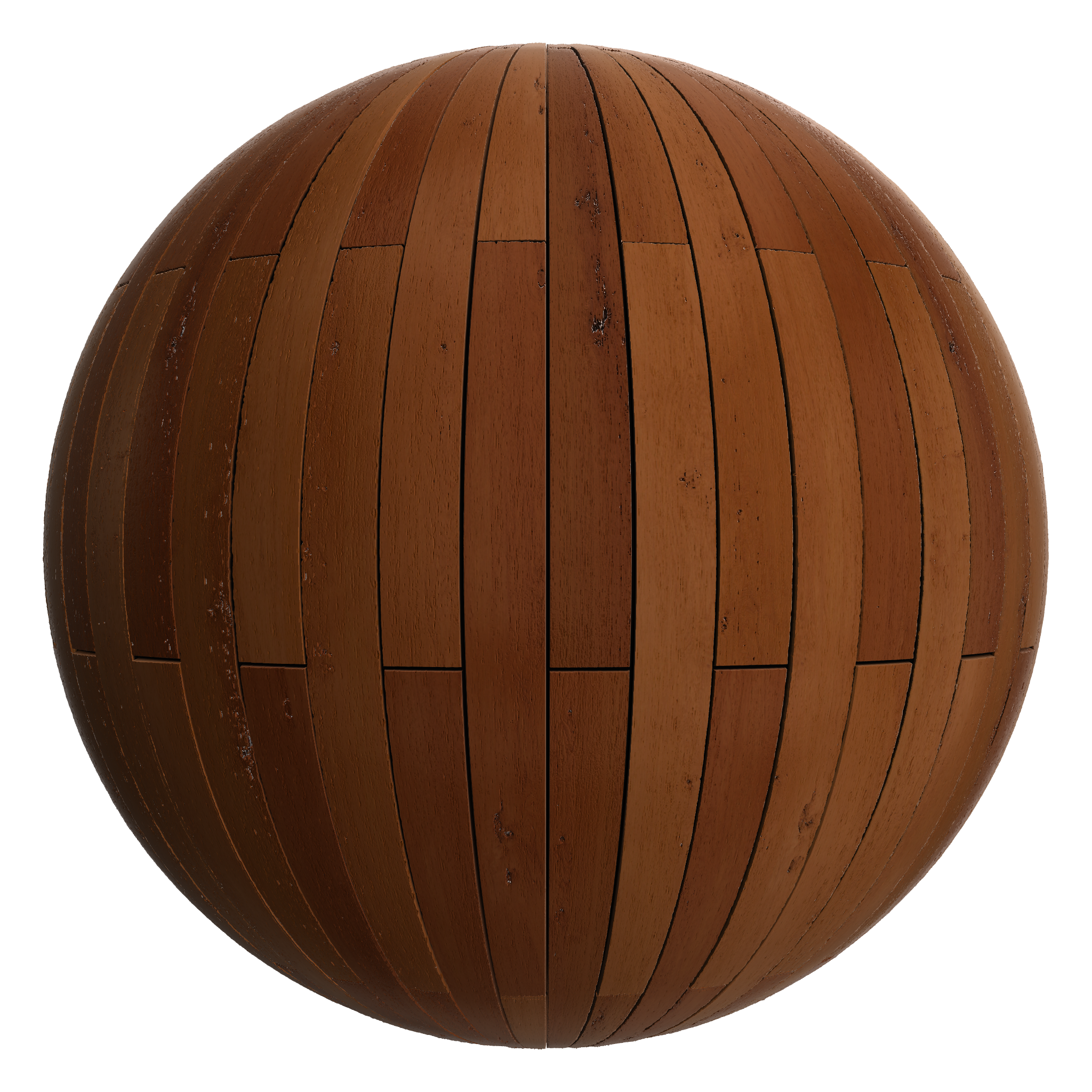 3D sphere preview of Oak Stretcher seamless texture