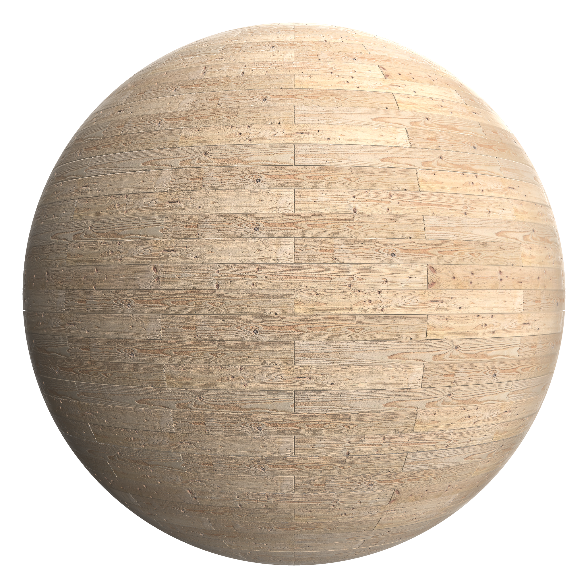 3D sphere preview of Oiled Pine, Stretcher seamless texture