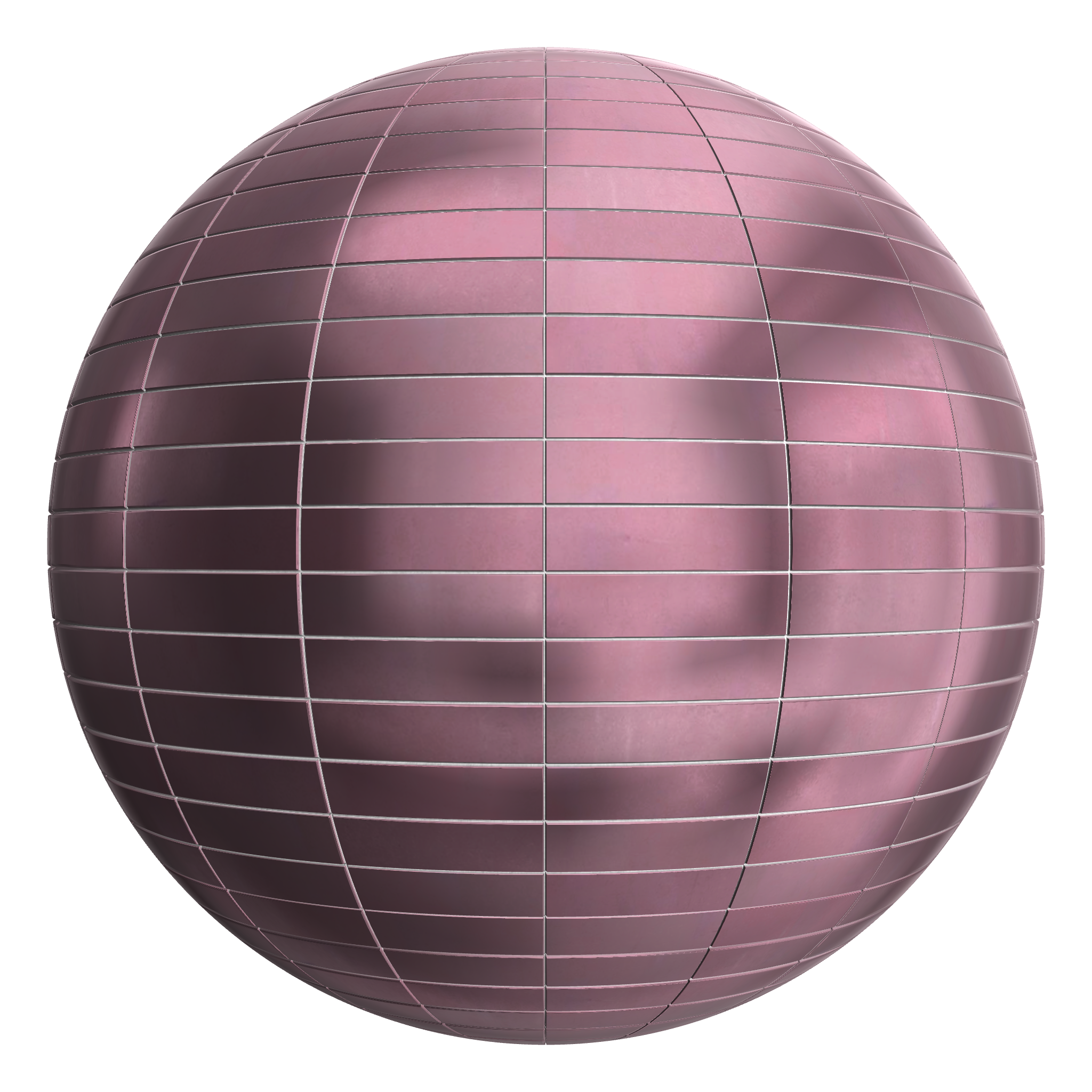 3D sphere preview of Patinated Copper Stack seamless texture