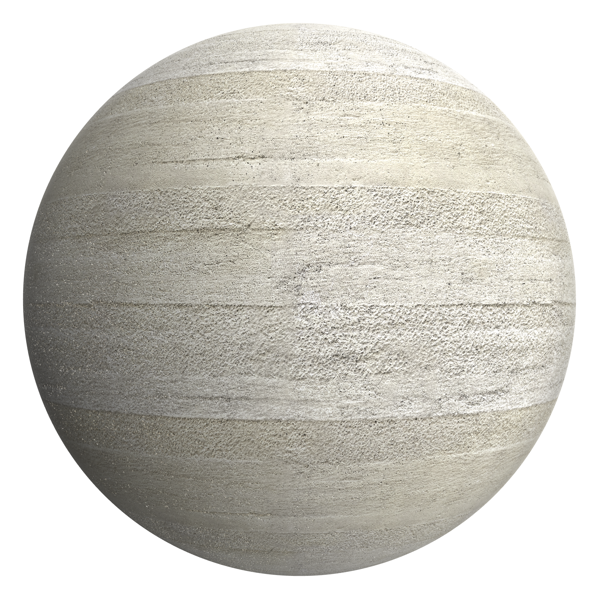 3D sphere preview of Pigmented Concrete seamless texture