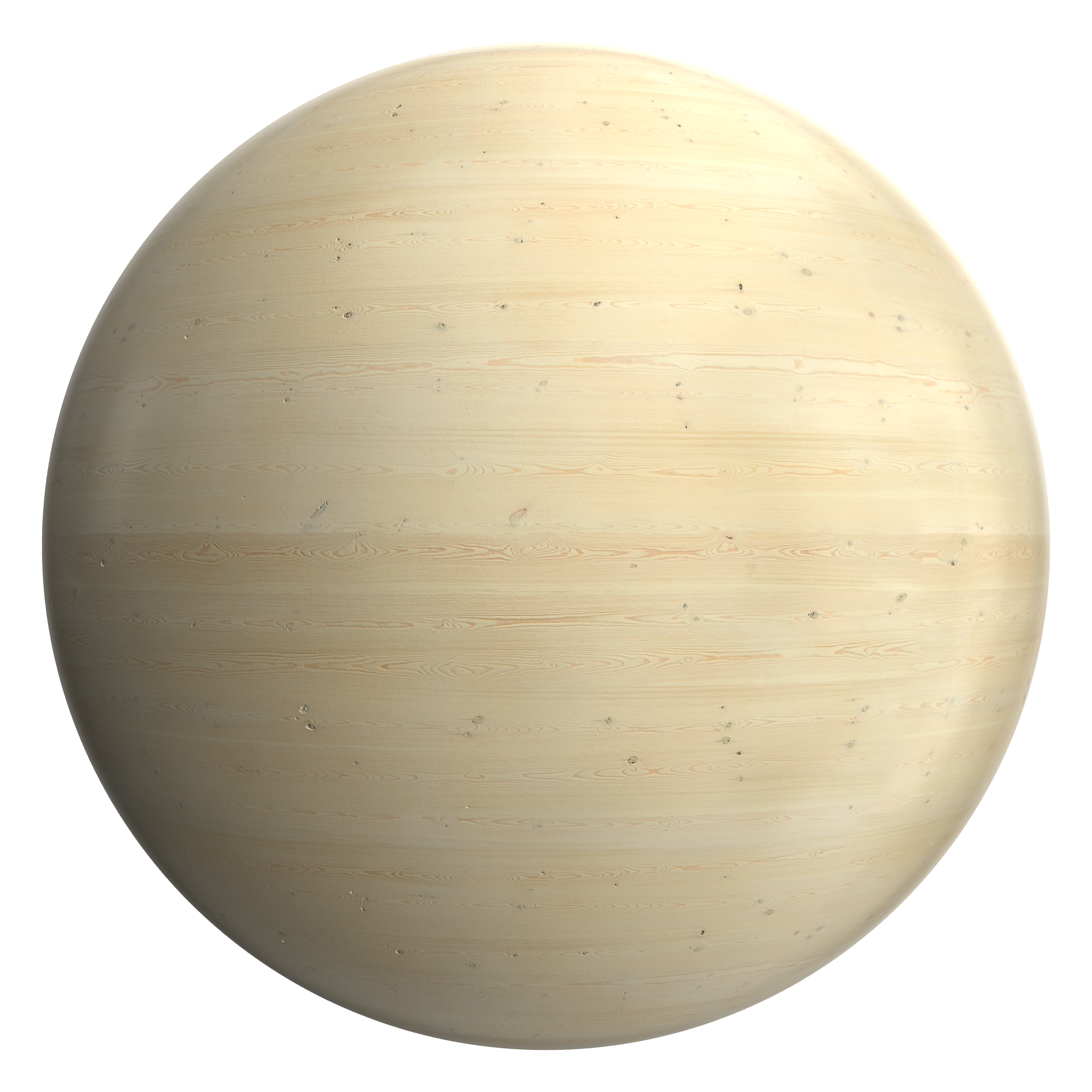 3D sphere preview of Pine seamless texture