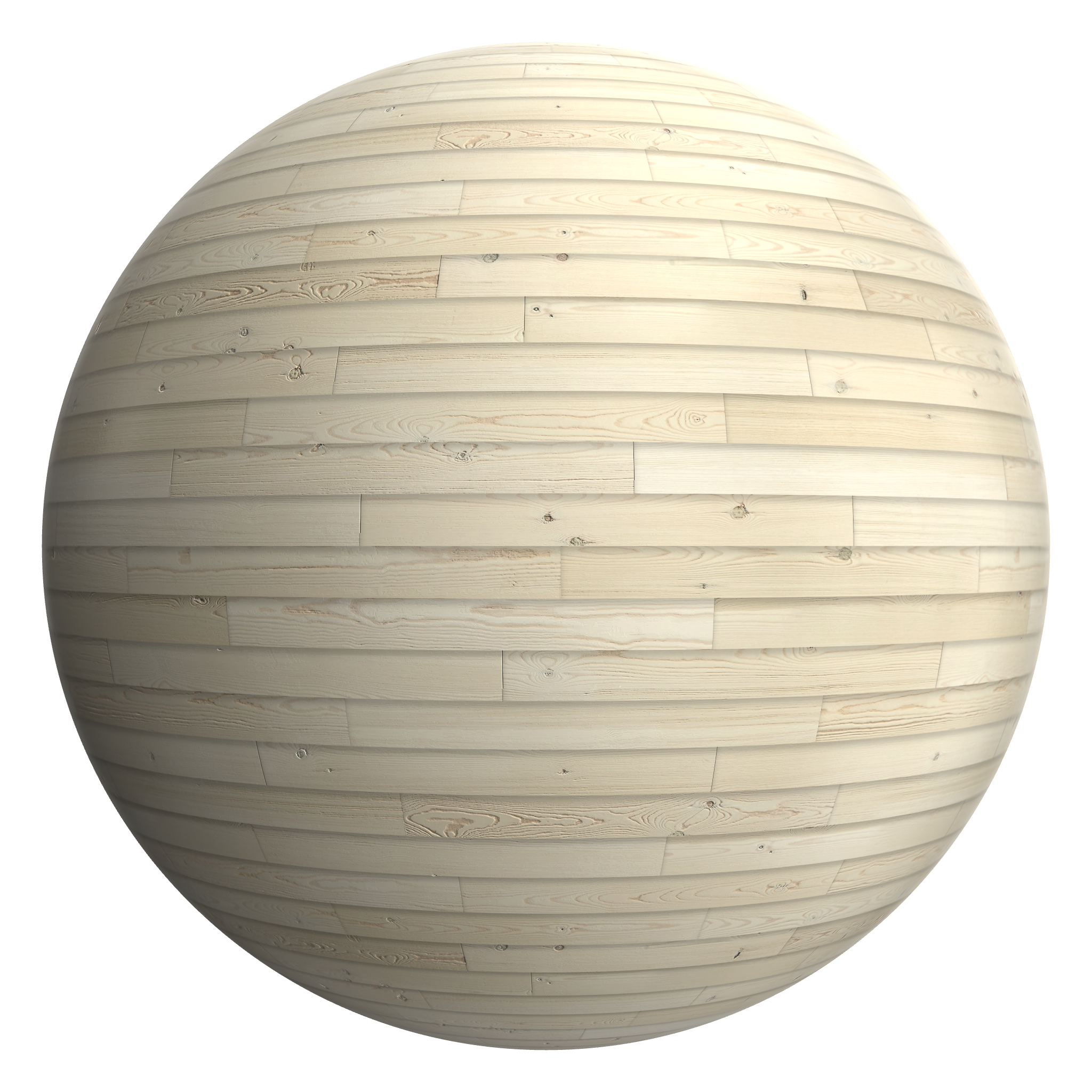 3D sphere preview of Pine Lap Siding seamless texture