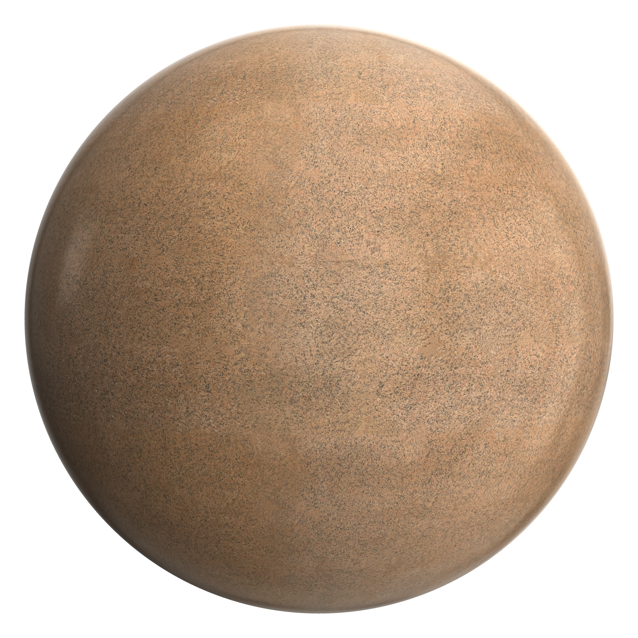 3D sphere preview of Pink Granite seamless texture