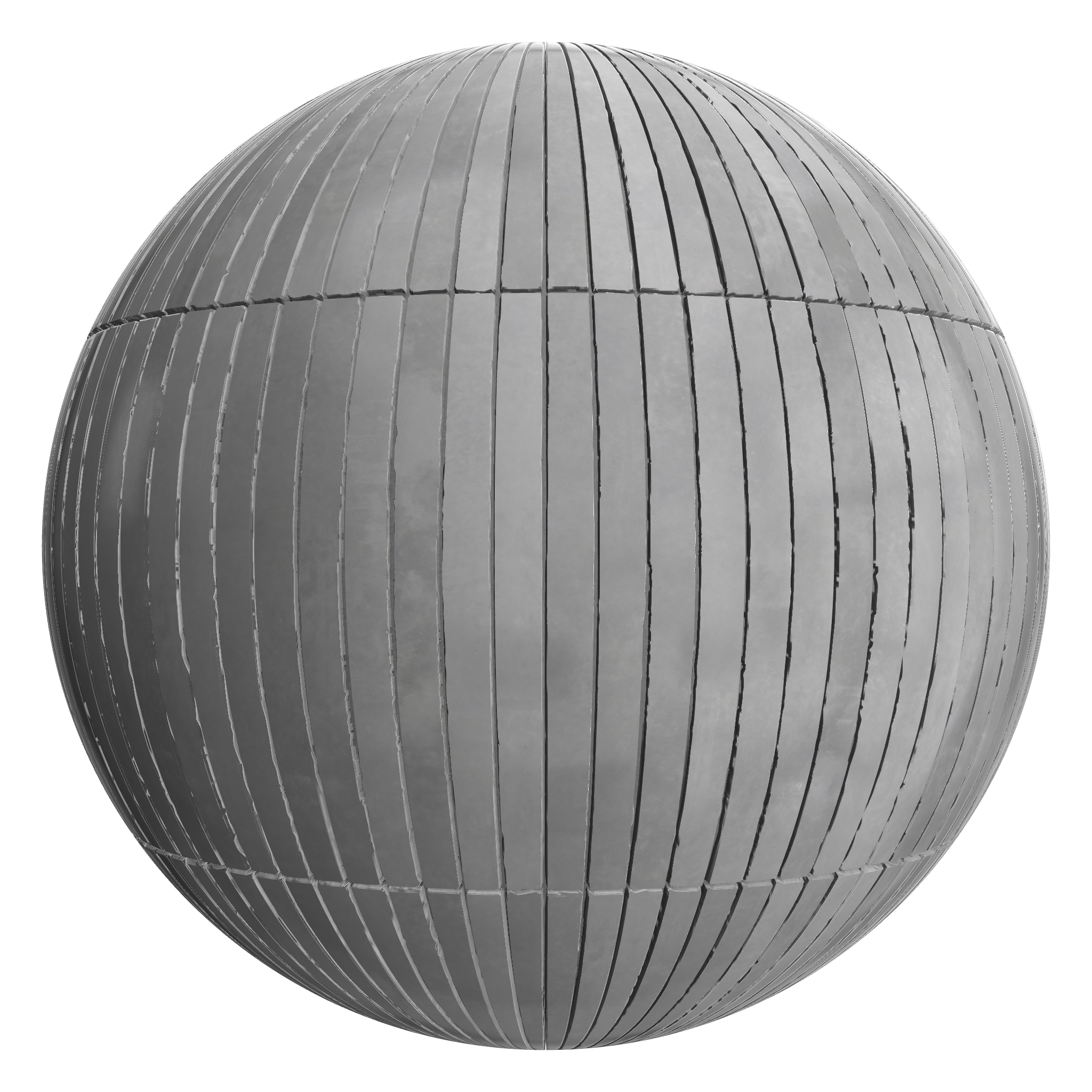 3D sphere preview of Polished Concrete Stack seamless texture
