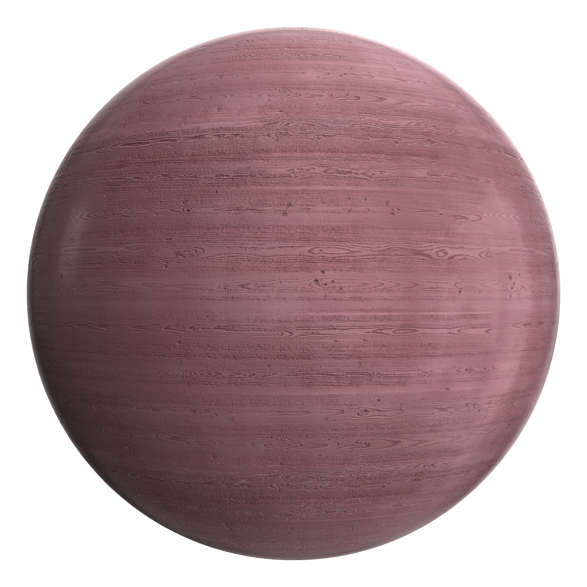 3D sphere preview of Purpleheart seamless texture