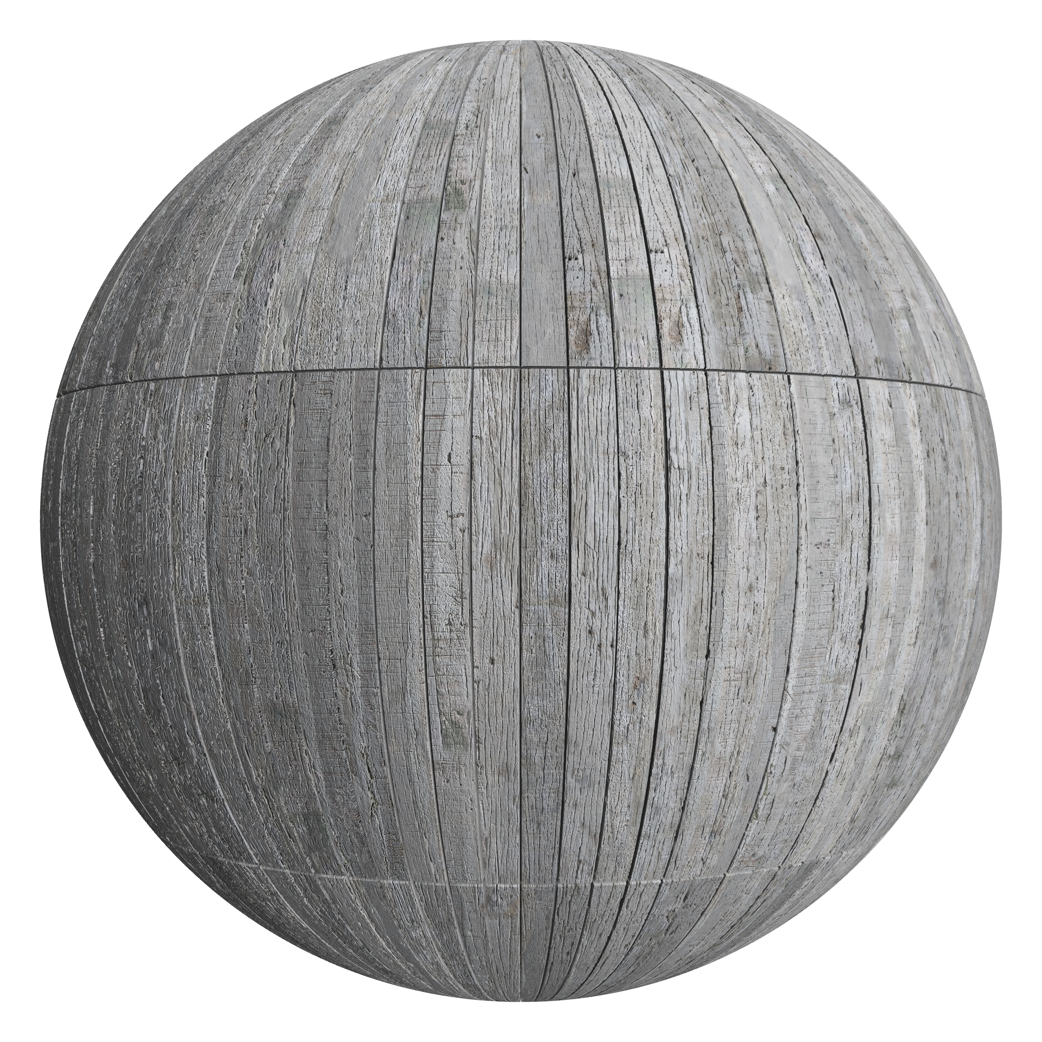 3D sphere preview of Railway Sleeper Stack seamless texture