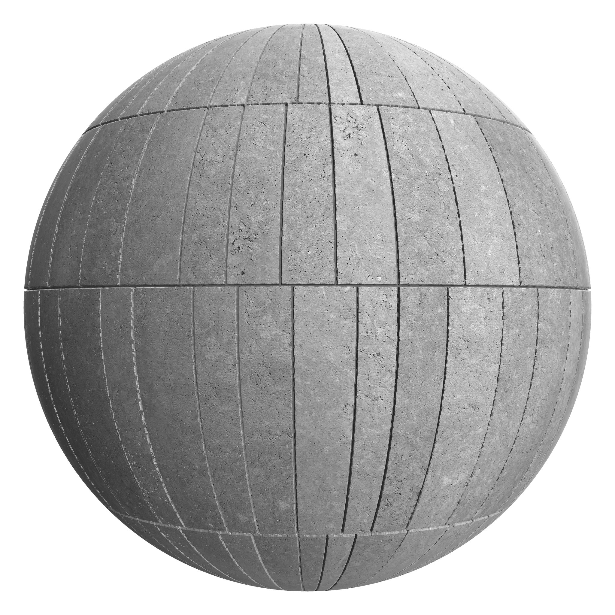 3D sphere preview of Reconstituted Stone Ashlar seamless texture