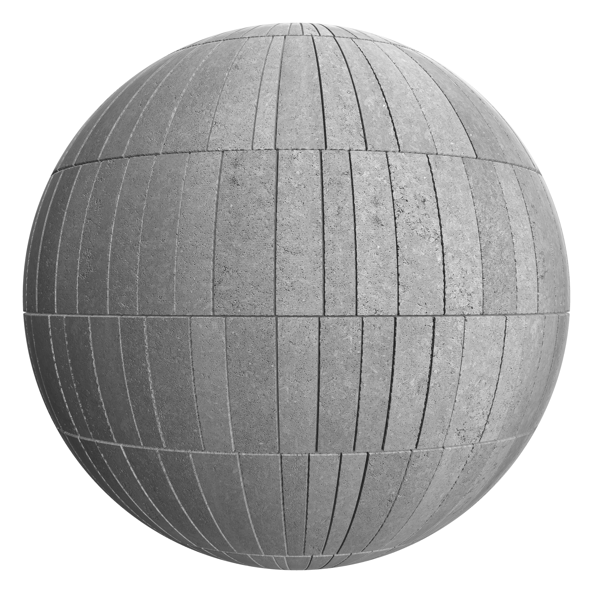 3D sphere preview of Reconstituted Stone Ashlar seamless texture