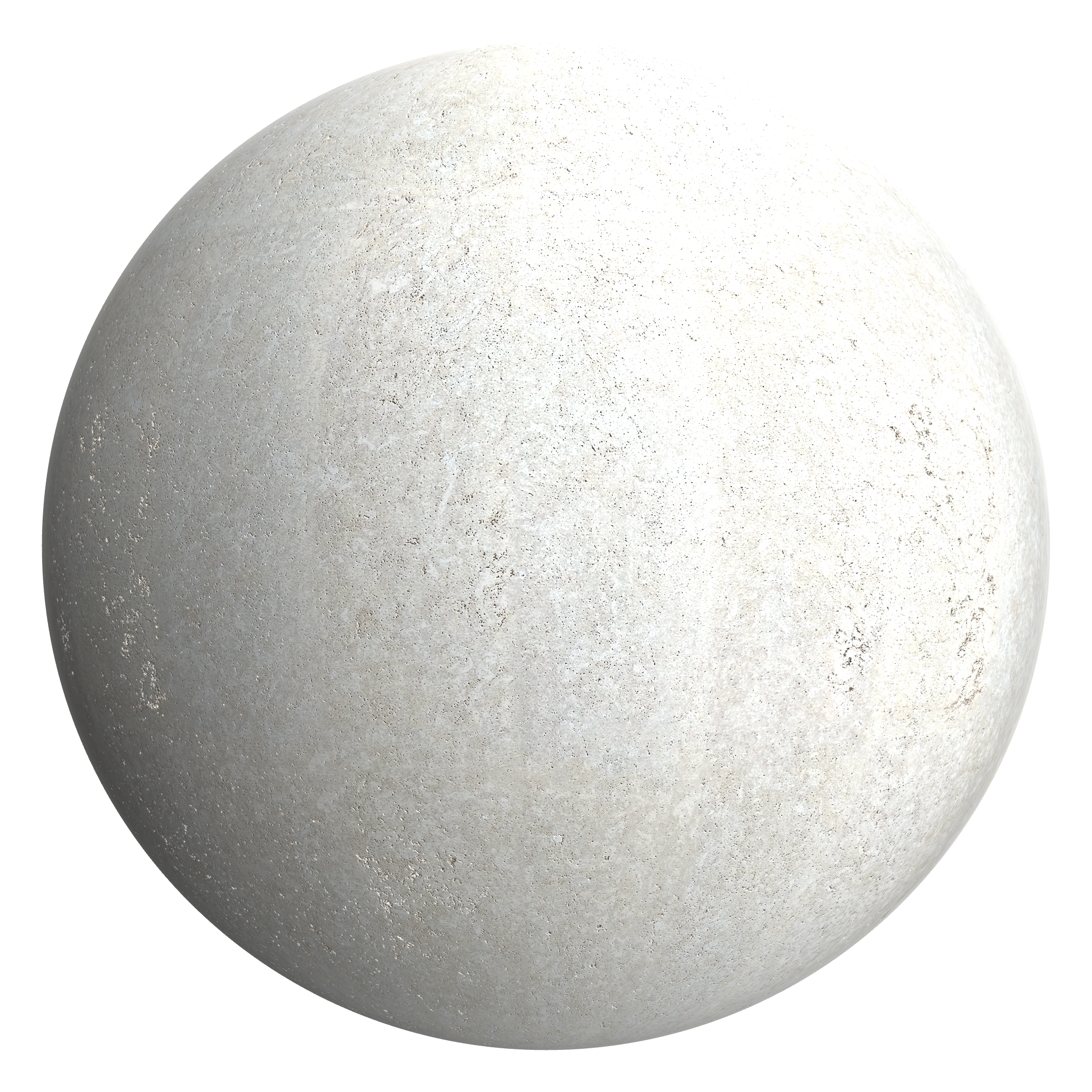 3D sphere preview of Reconstituted Stone seamless texture