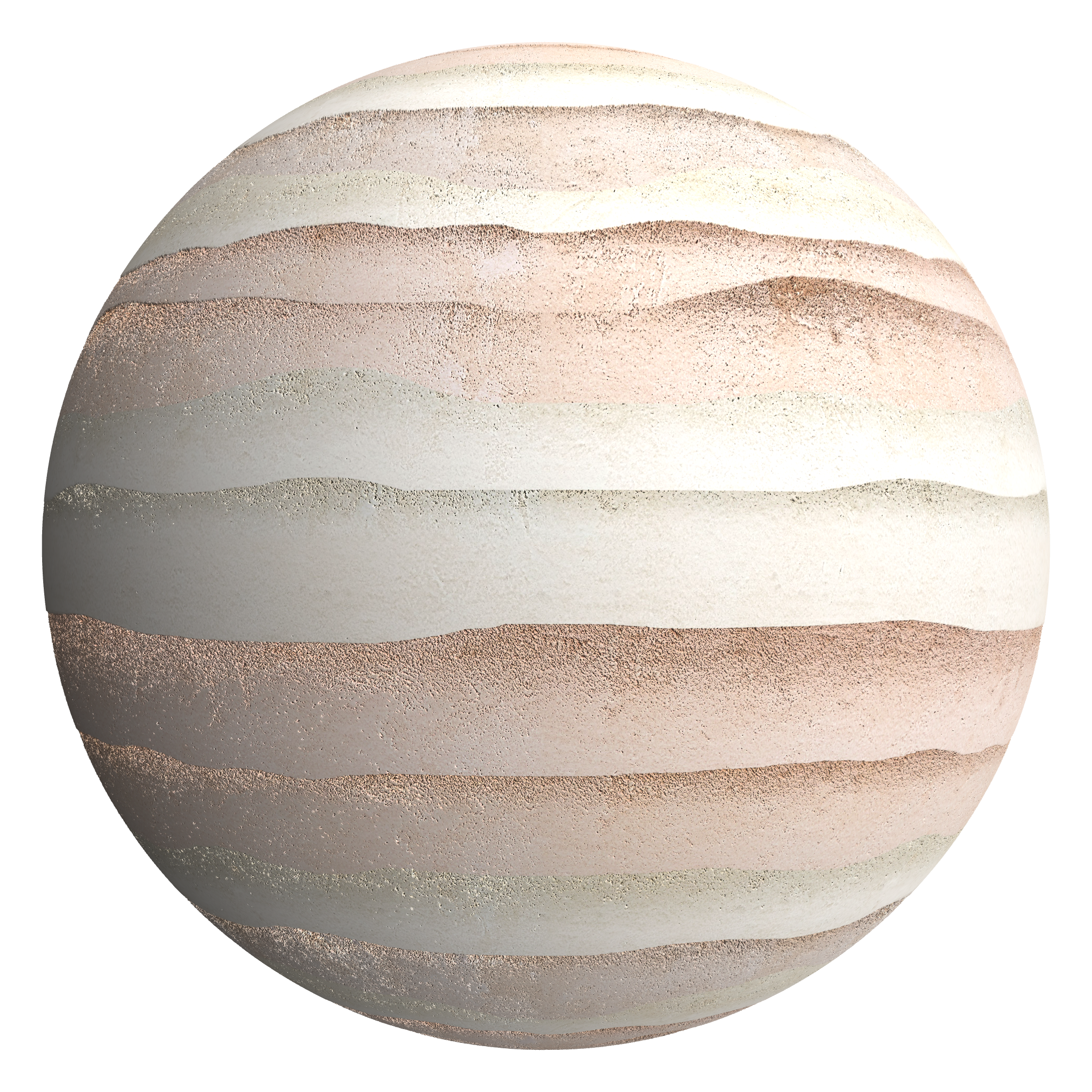 3D sphere preview of Red Toned Rammed Earth seamless texture