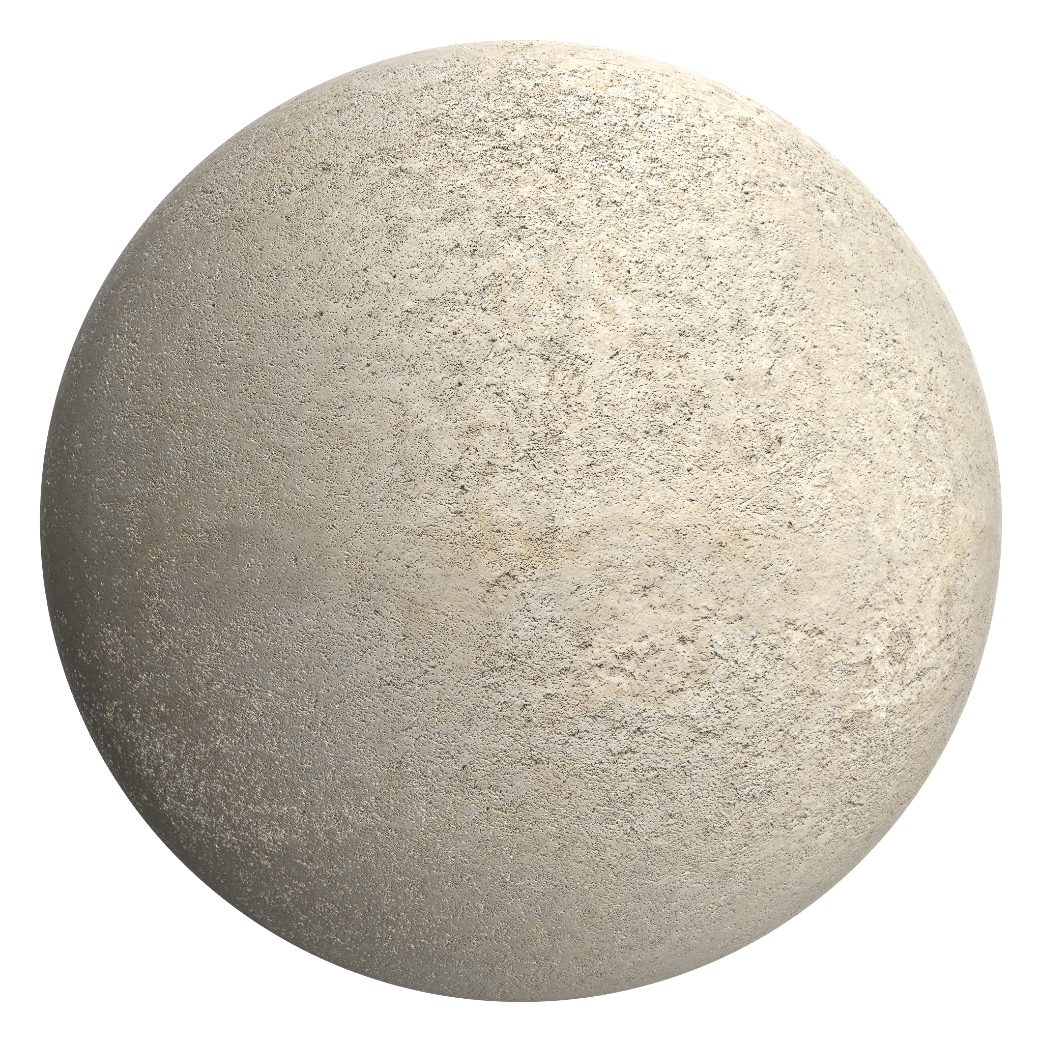 3D sphere preview of Rough Stucco seamless texture