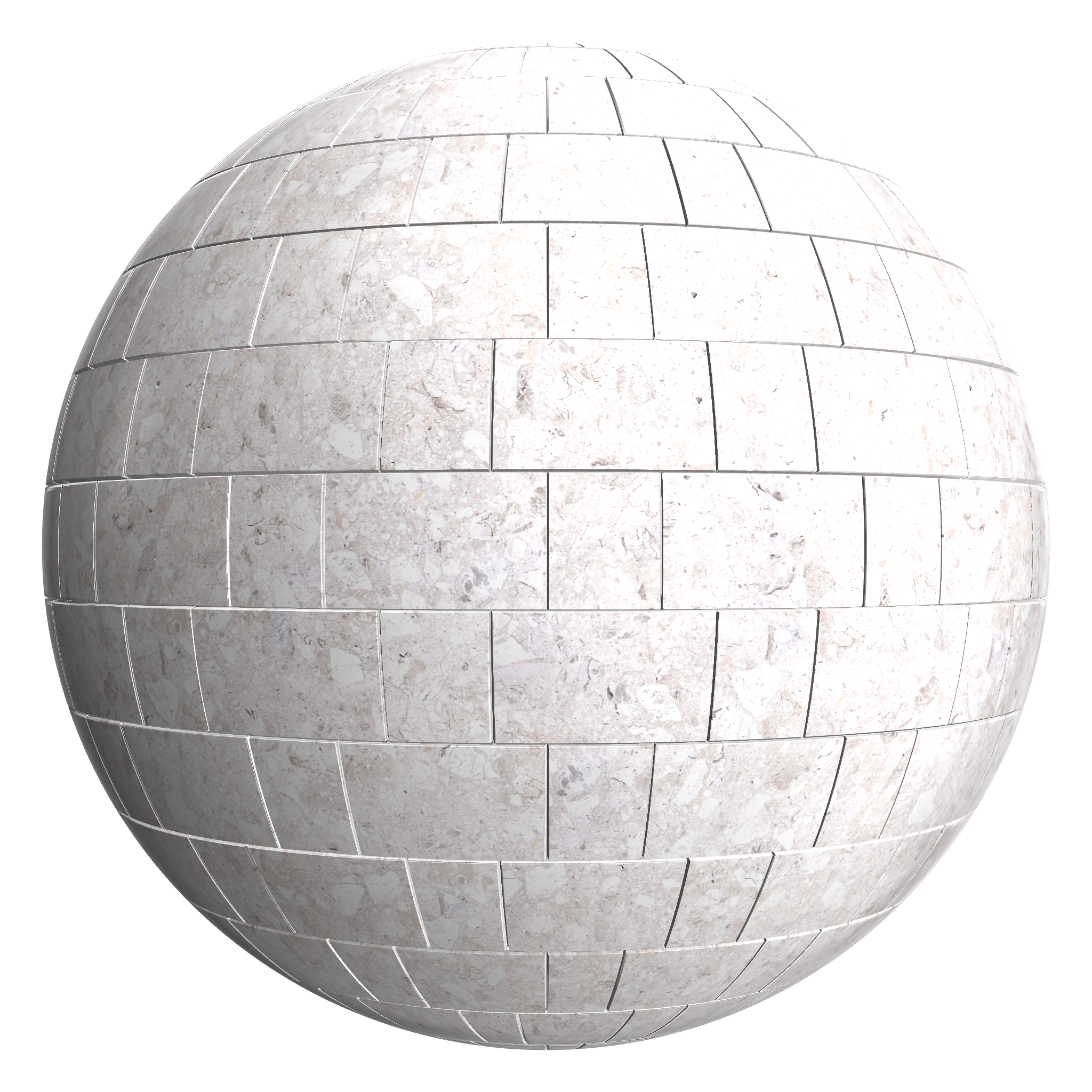 3D sphere preview of Terrazzo Flemish seamless texture
