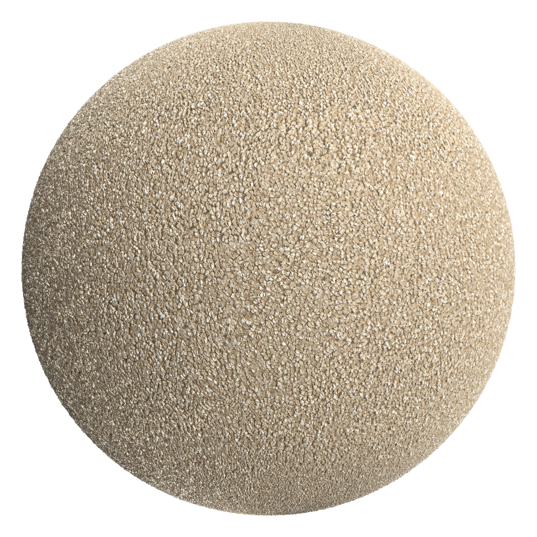 3D sphere preview of Saxony Carpet seamless texture