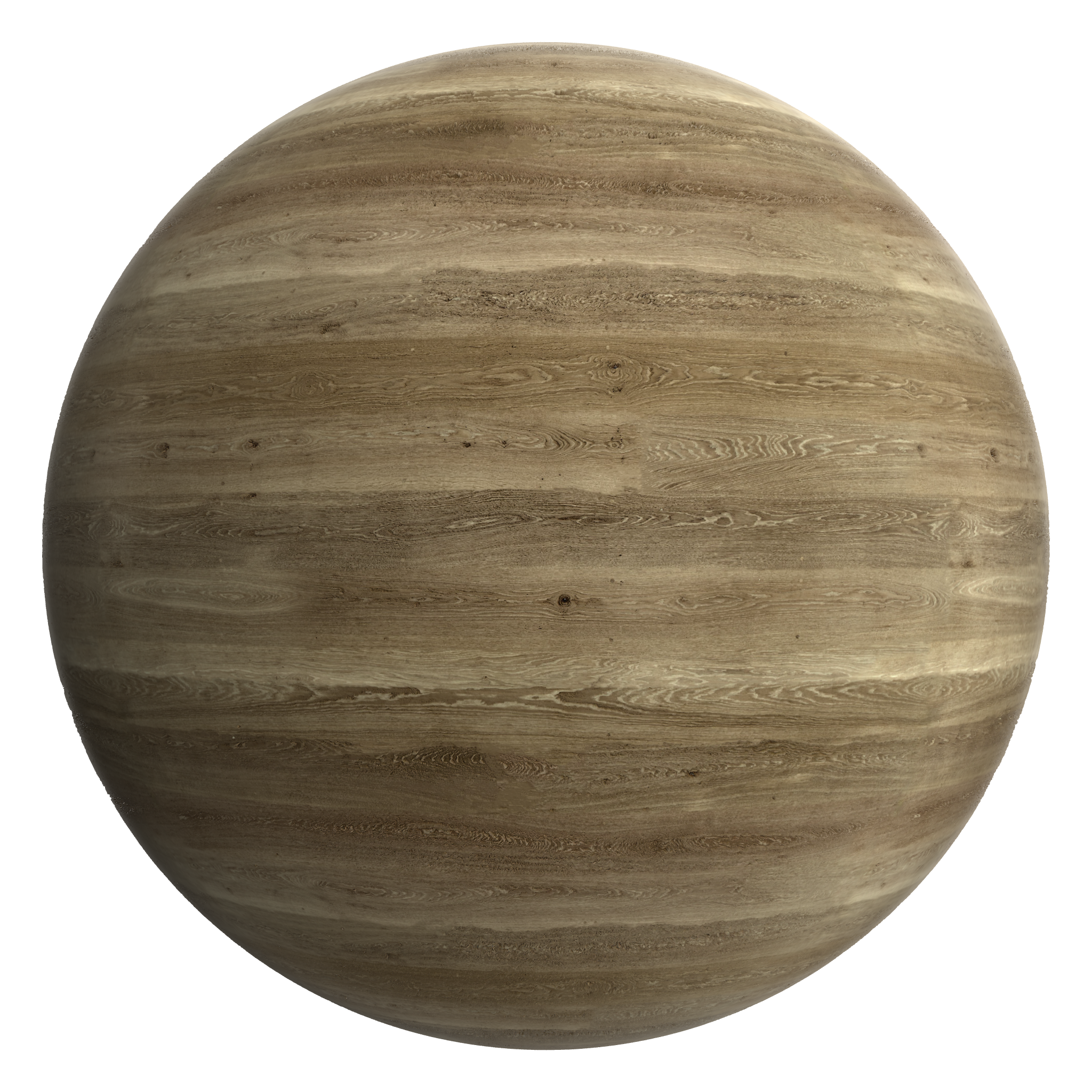 3D sphere preview of Stained Timber seamless texture