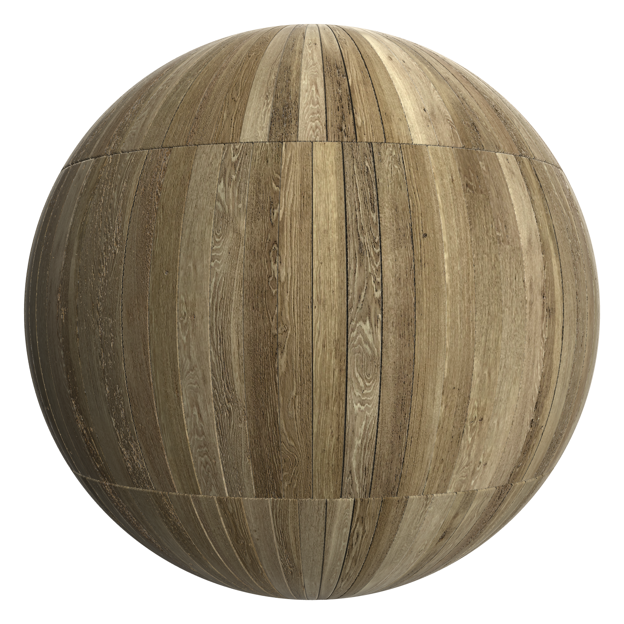 3D sphere preview of Stained Timber Stretcher seamless texture