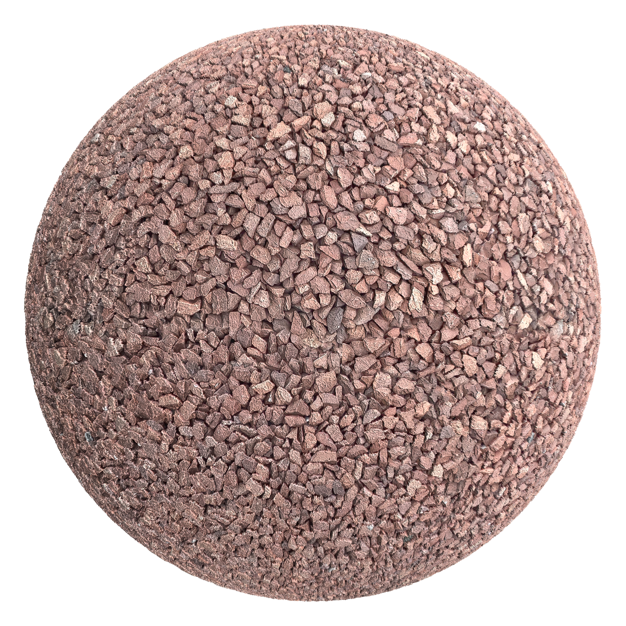 3D sphere preview of Stones seamless texture