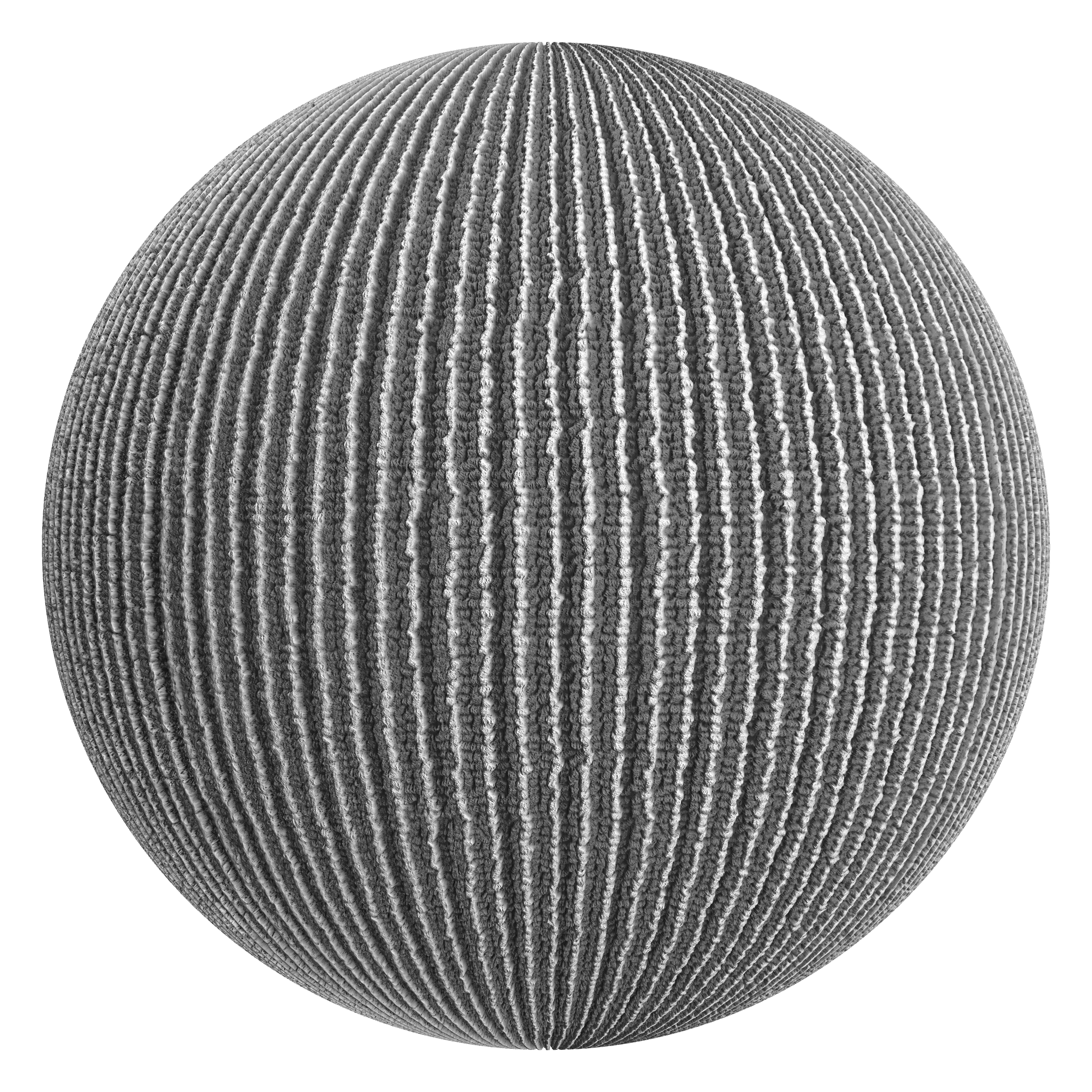 3D sphere preview of Striped Carpet seamless texture