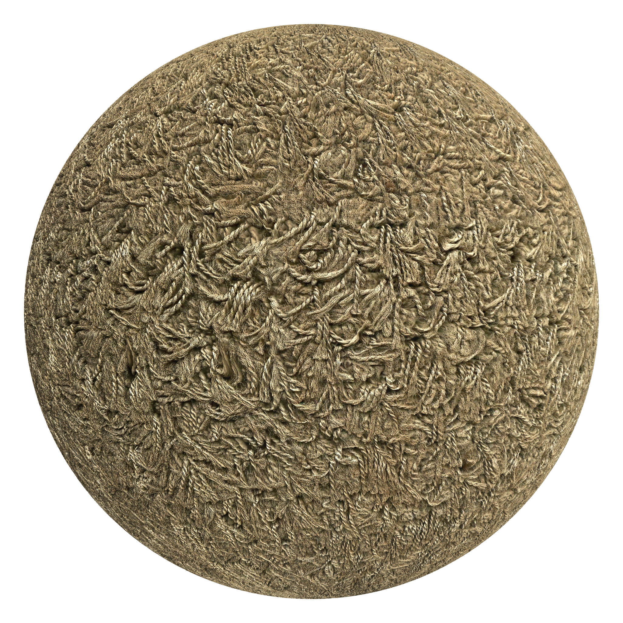 3D sphere preview of Tassel Carpet seamless texture