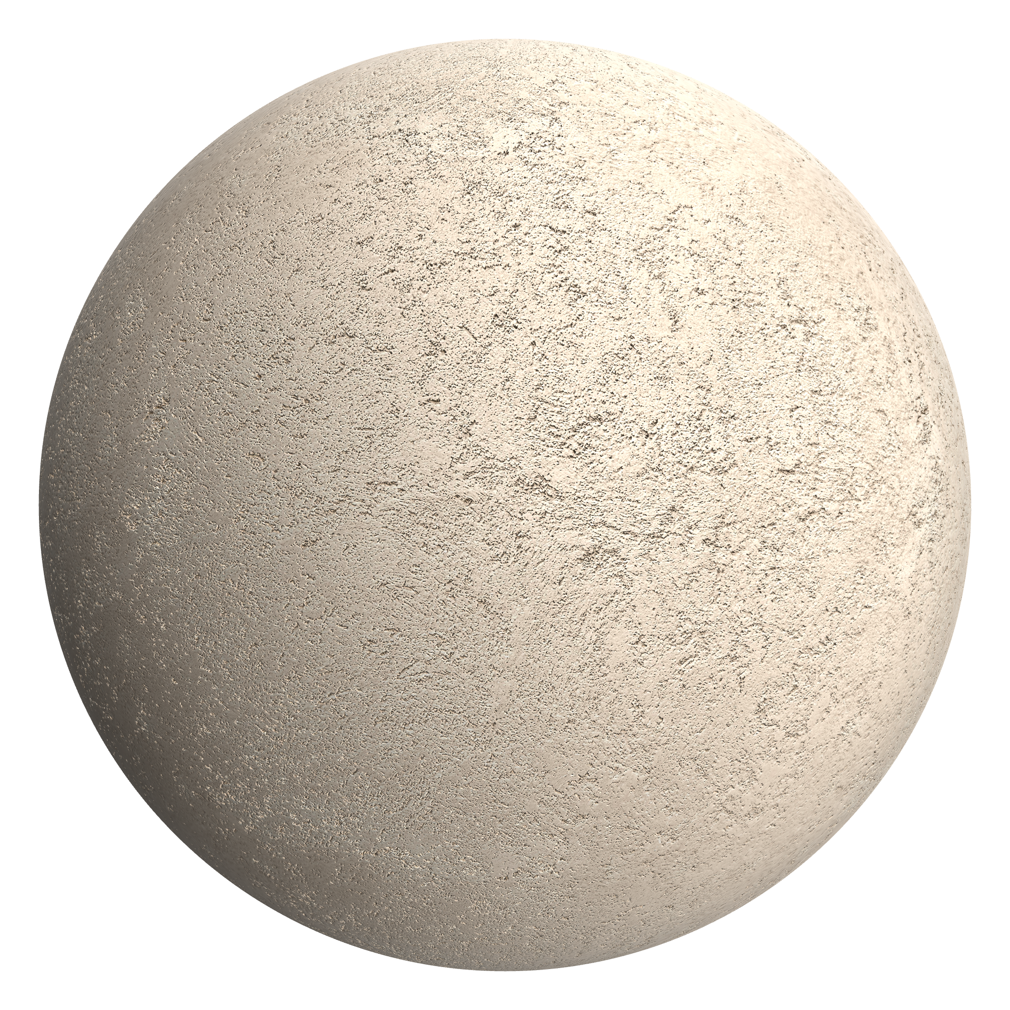 3D sphere preview of Textured Stucco seamless texture
