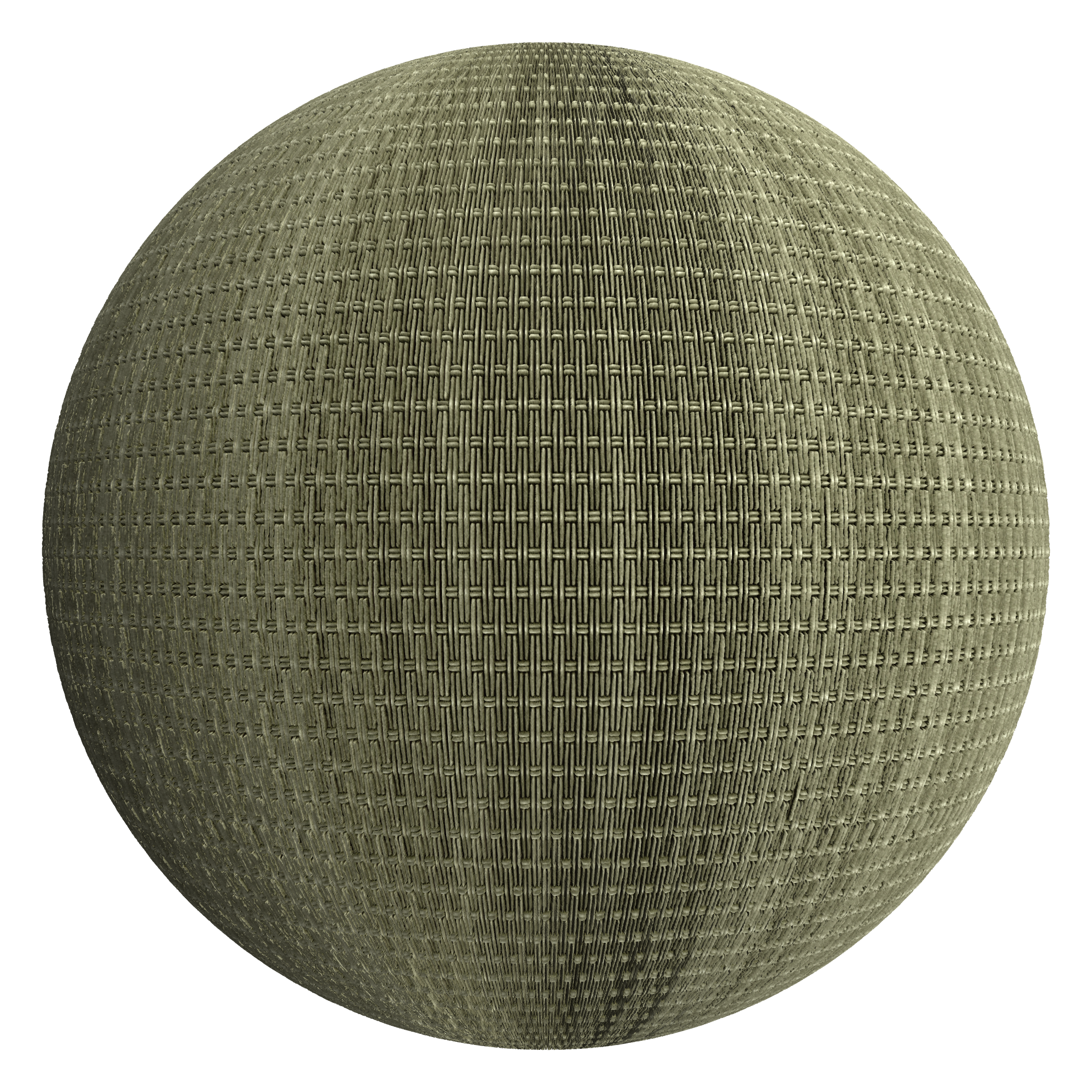 3D sphere preview of Twill Dutch Double Weave seamless texture